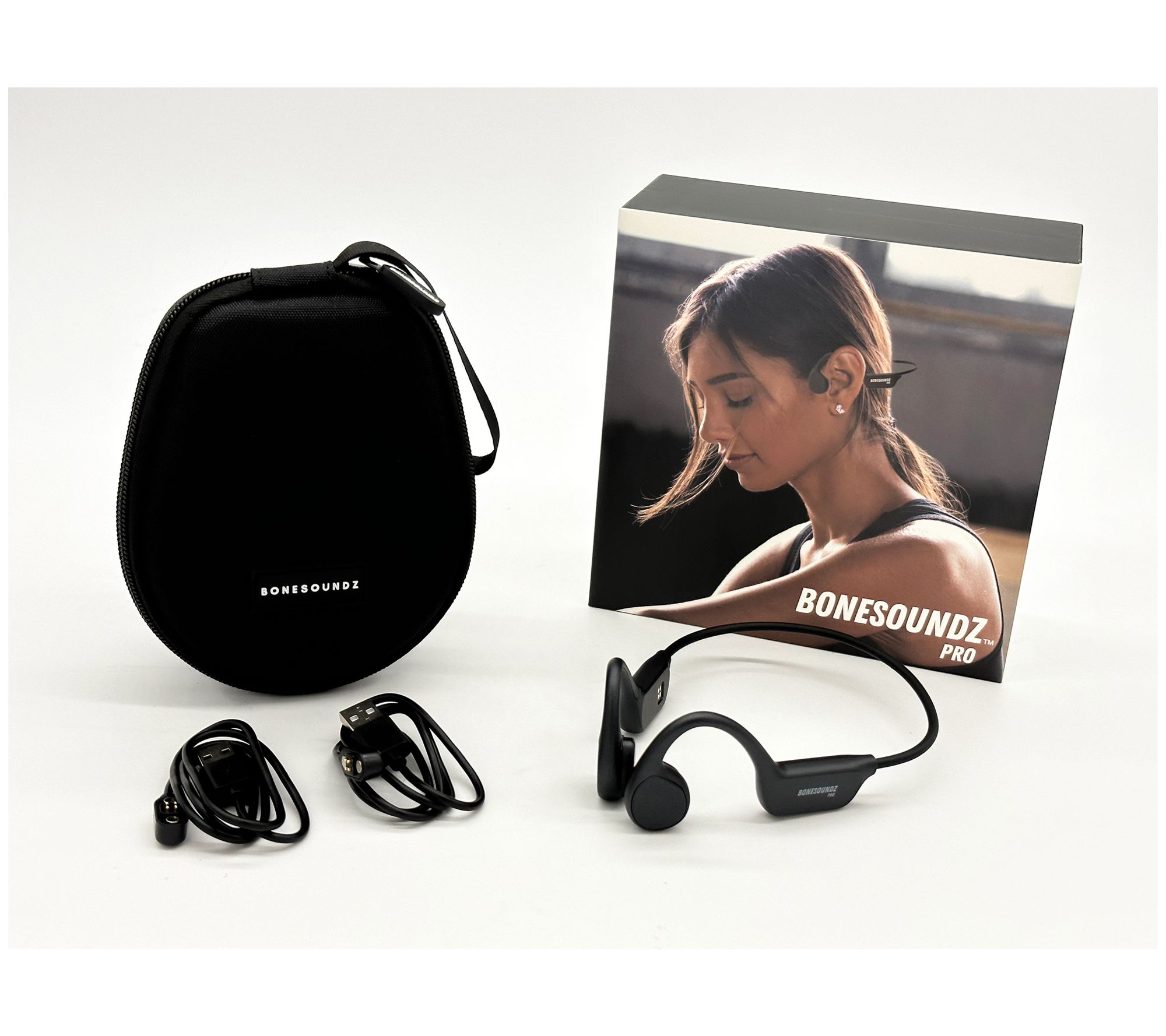 BoneSoundz Pro Bone Conduction Waterproof Headphones with Music