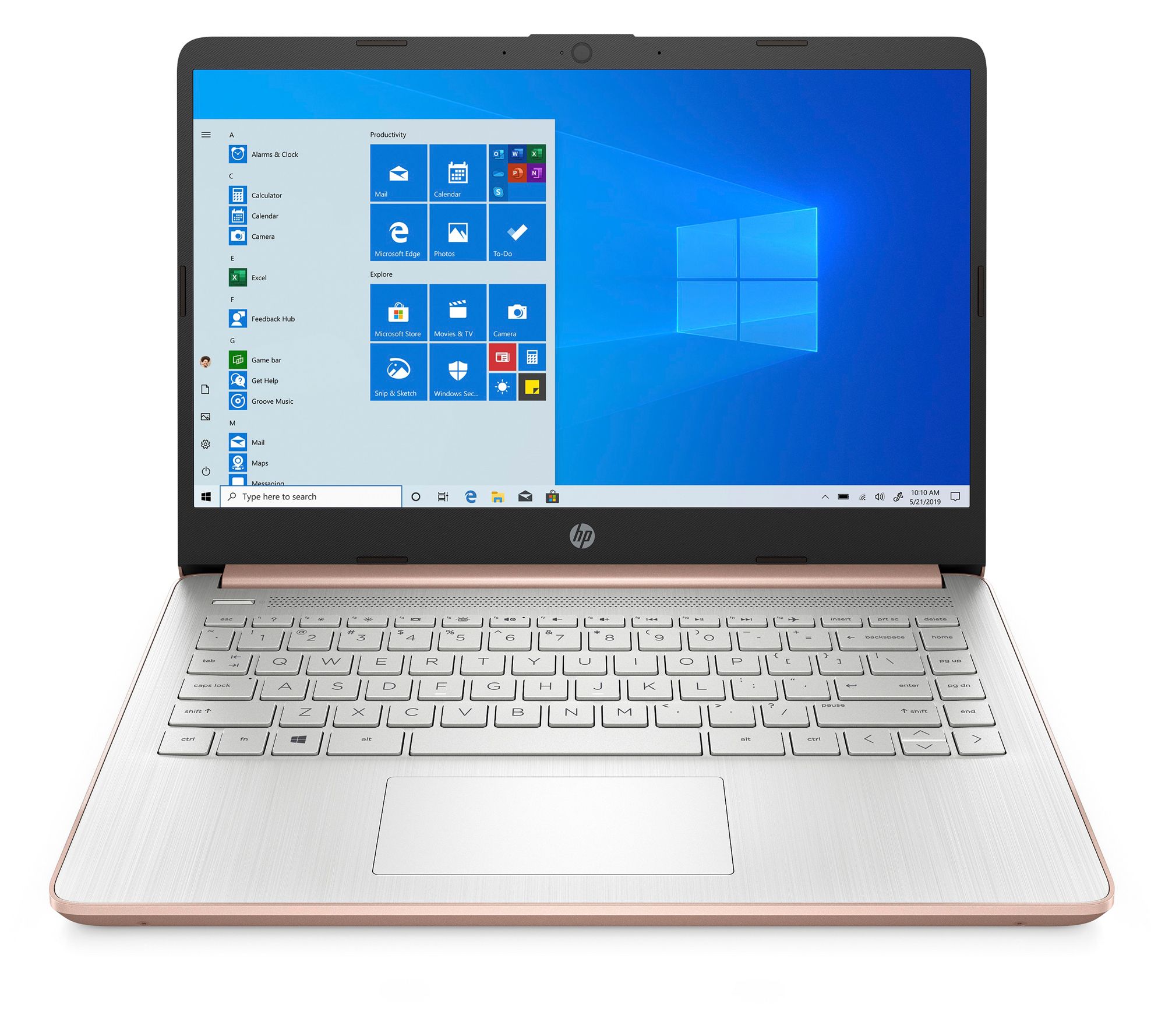 HP 14" Laptop AMD, 4GB RAM, 64GB eMMC