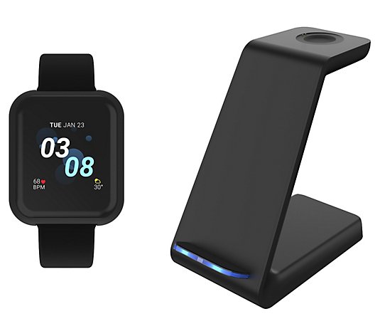 iTouch Air 3 Smartwatch & 3-in-1 Wireless Charging Station