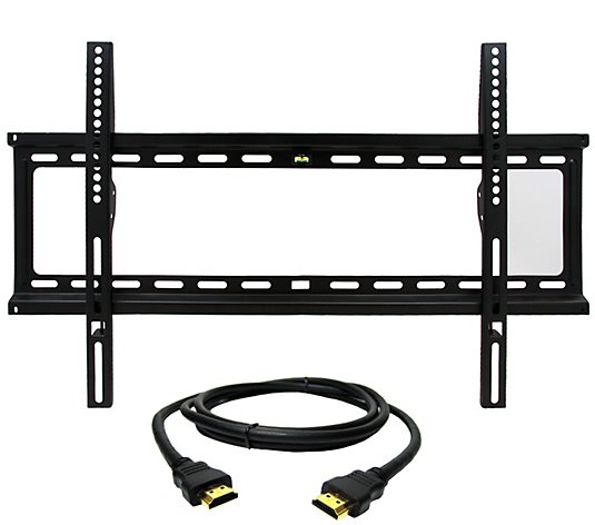 MegaMounts Fixed 32" to 70" TV Wall Mount withHDMI Cable