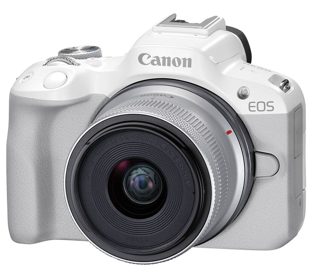 Canon EOS R50 Mirrorless Camera w/ 18-45mm Lens