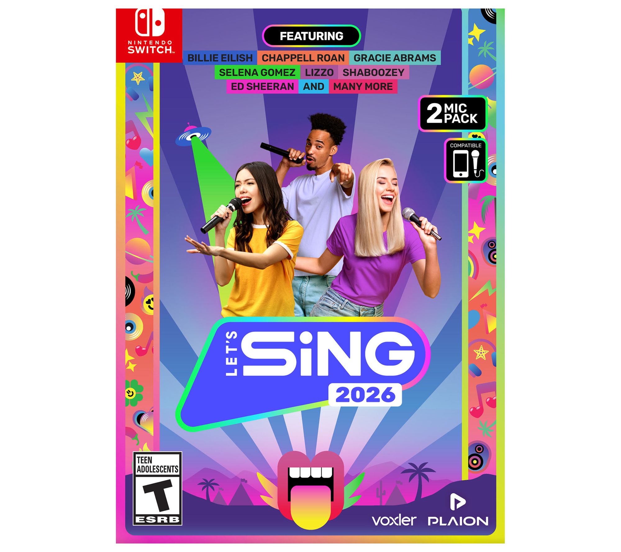 Let's Sing 2026 + 2 Mics - Nintendo Switch