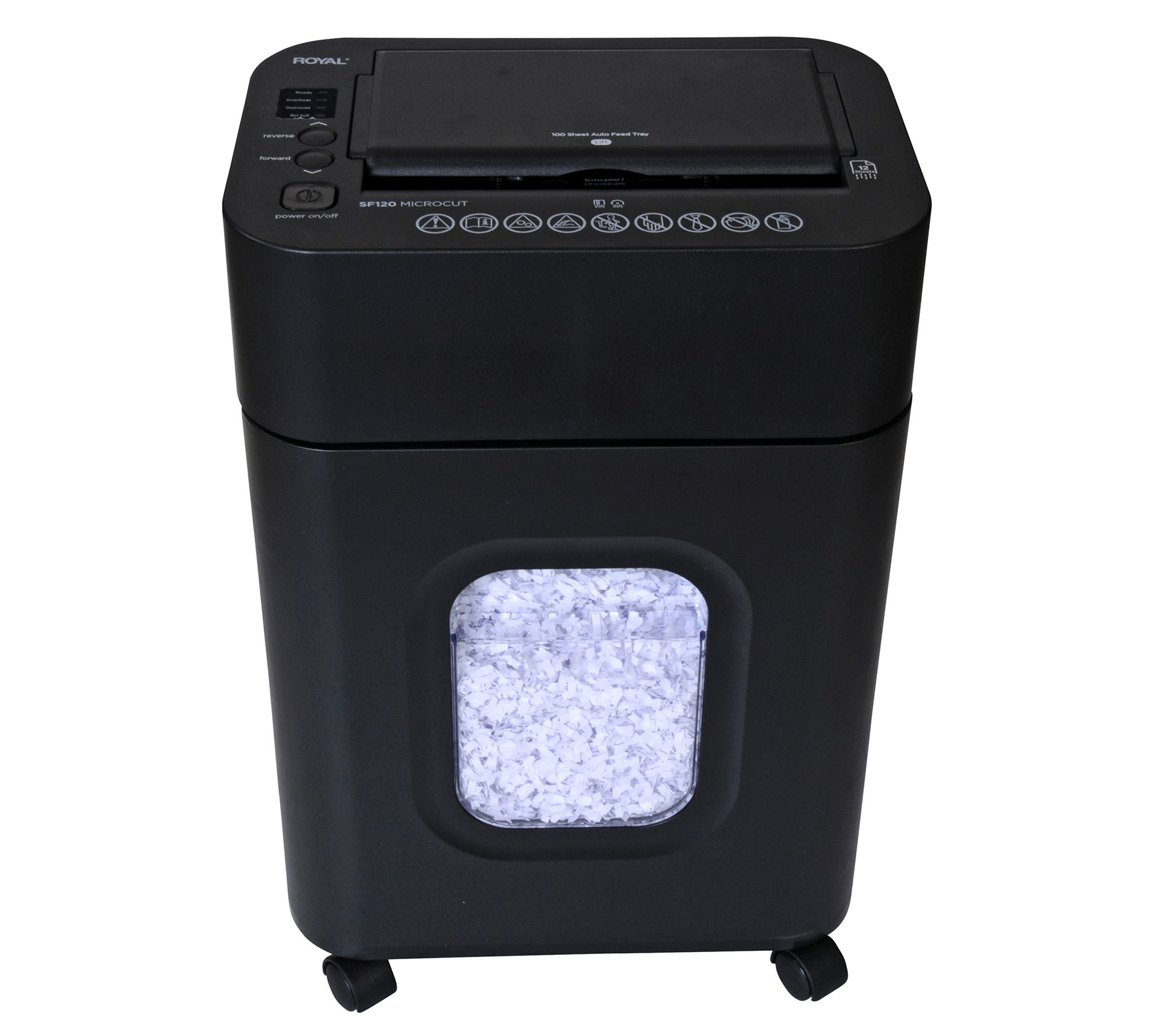 Royal SF120 100-Sheet Microcut Autofeed Shredder