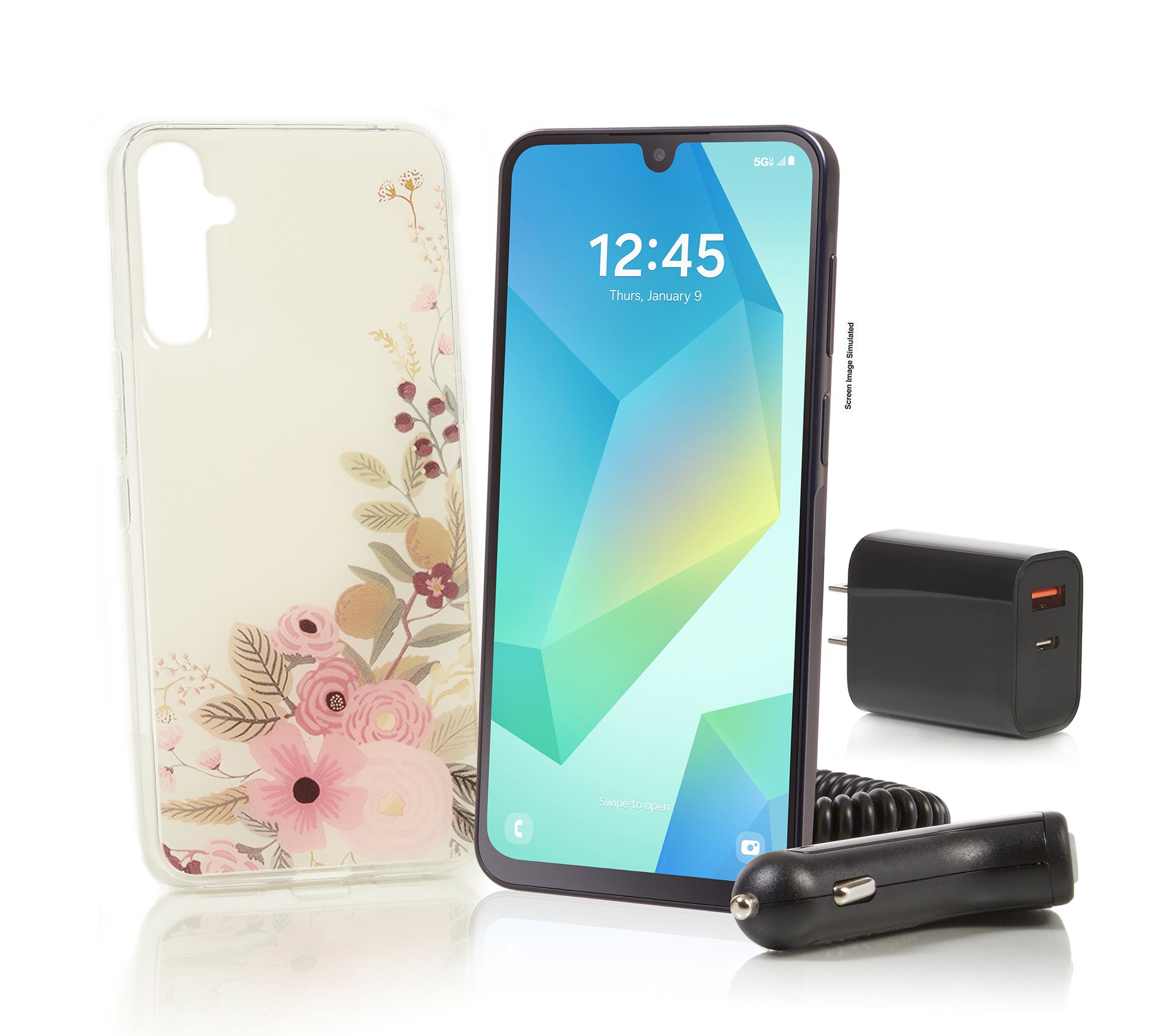 Tracfone 6.7" Samsung Galaxy A16 5G, 1500 Talk/Text/Data w/ Accessories