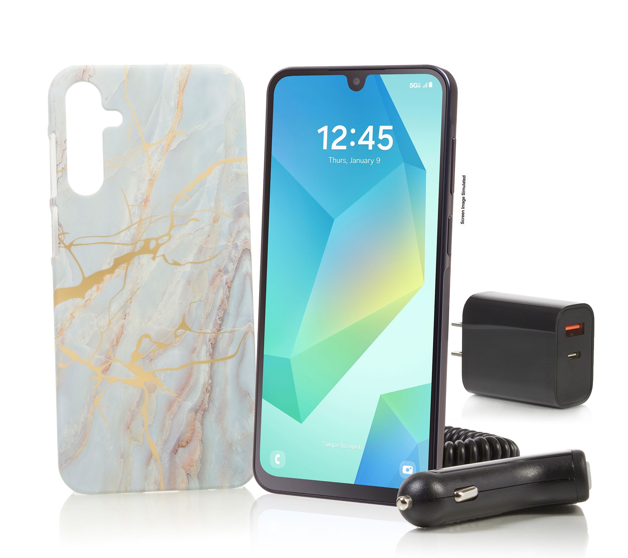 Tracfone 6.7" Samsung Galaxy A16 5G, 1500 Talk/Text/Data w/ Accessories