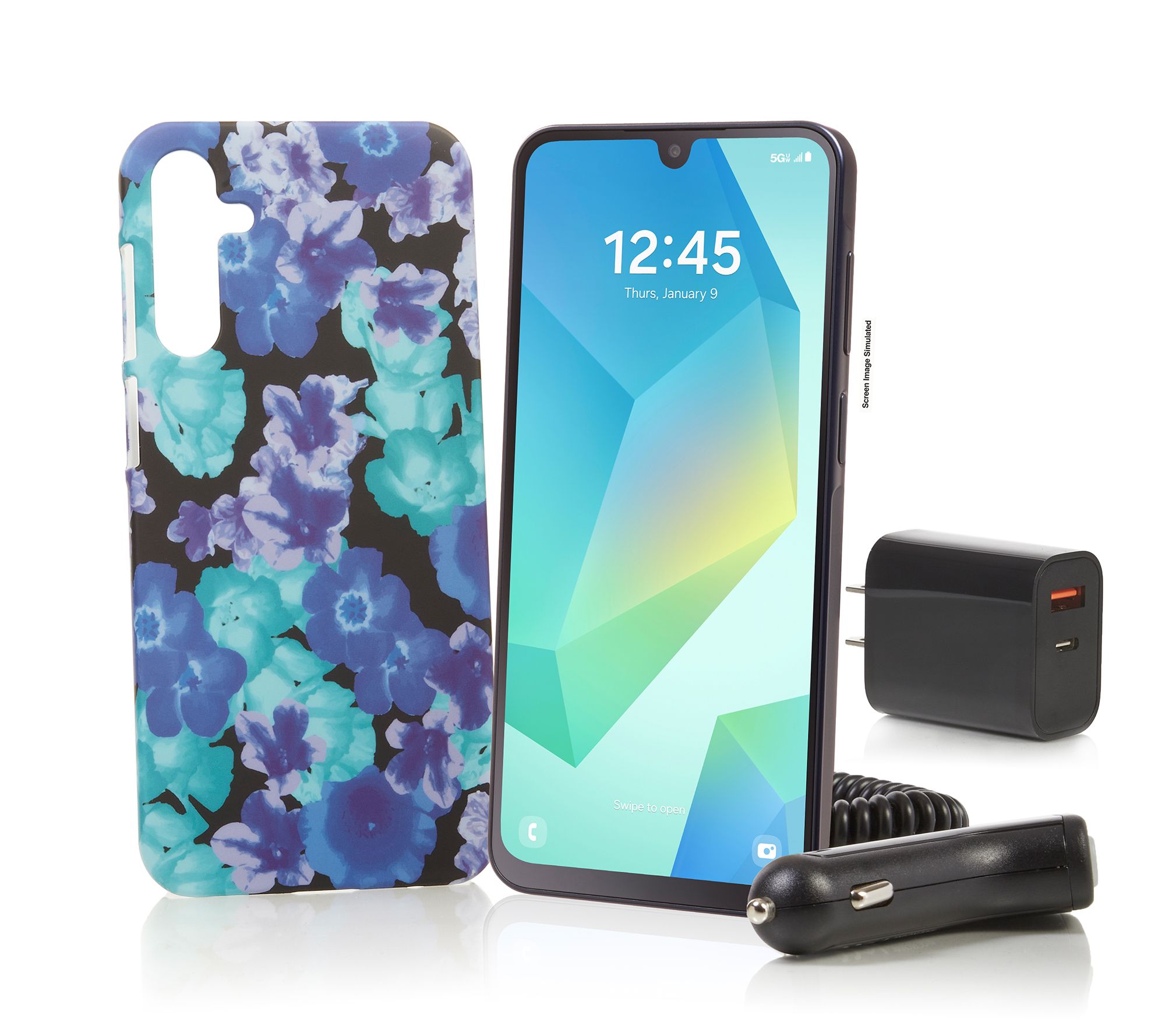 Tracfone 6.7" Samsung Galaxy A16 5G, 1500 Talk/Text/Data w/ Accessories