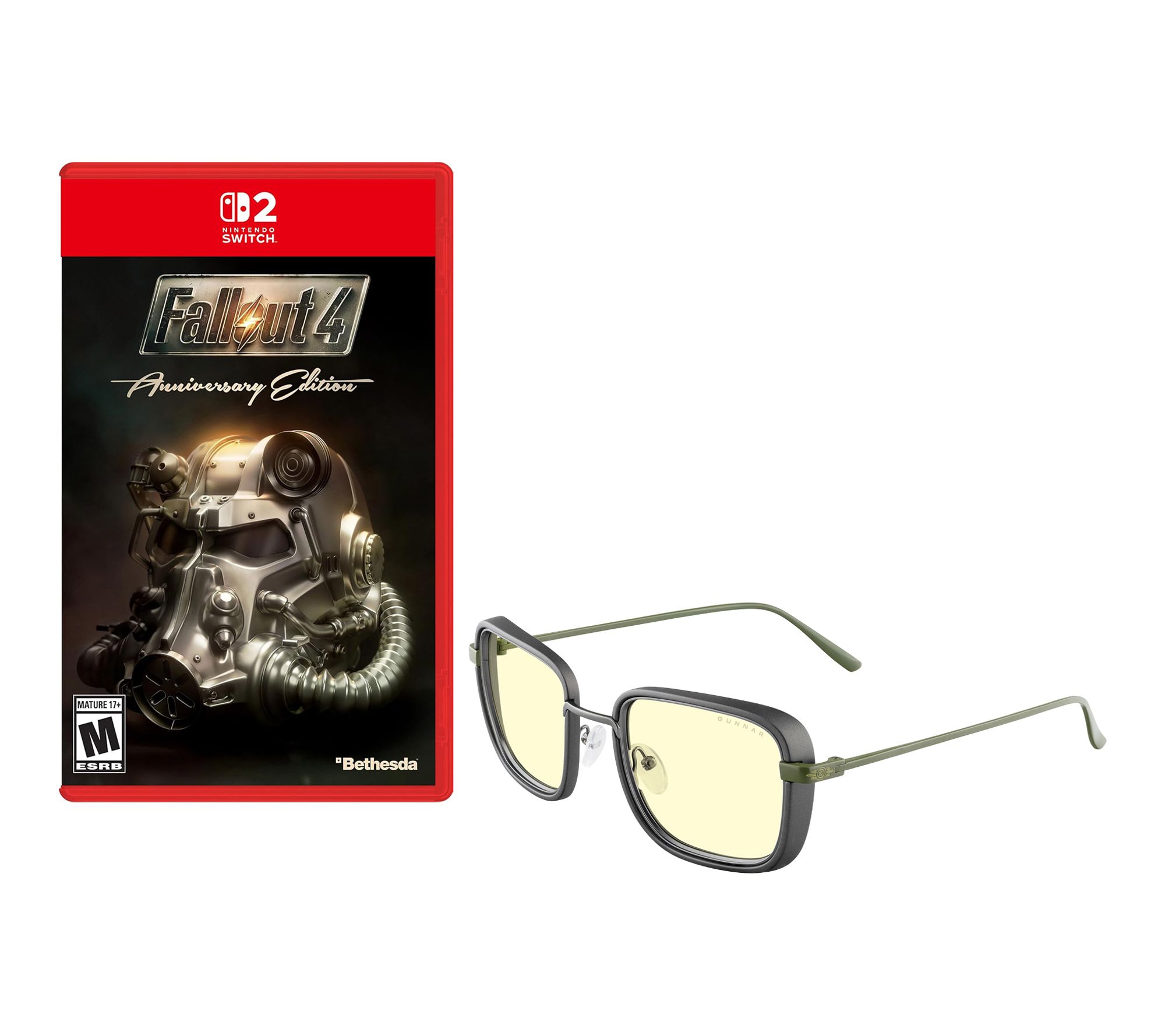 Fallout 4 Ann E d - NSW2 (CIB) + Gunnar Vault 33 Glasses
