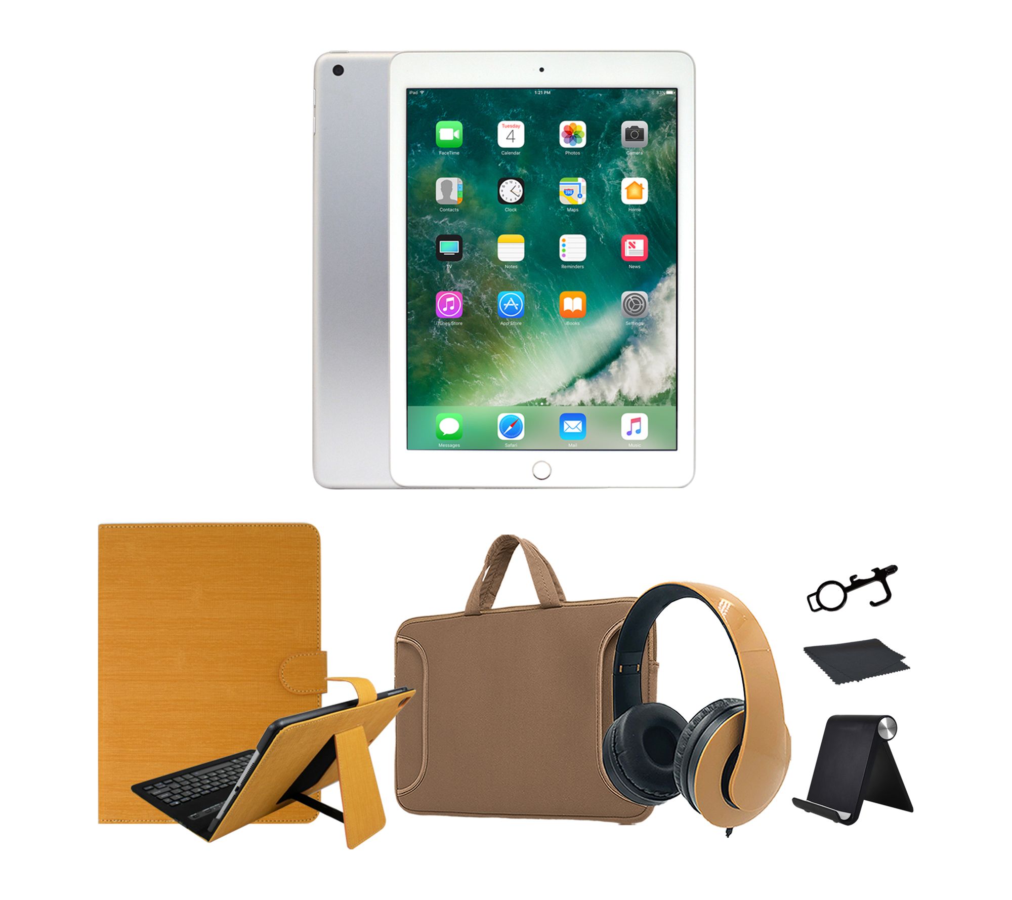 Refurbished 2018 Apple iPad 9.7" 32GB Wifi Bundle 1