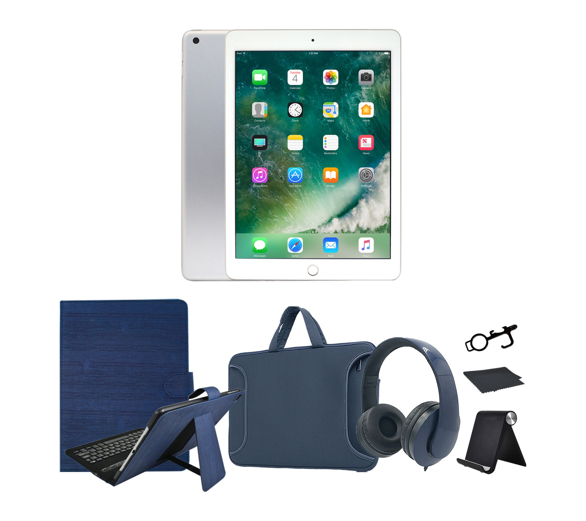 Refurbished 2018 Apple iPad 9.7" 32GB Wifi Bundle 1
