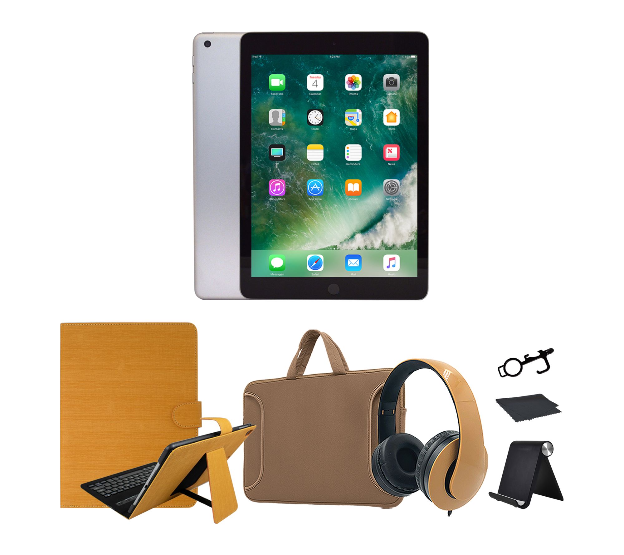 Refurbished 2018 Apple iPad 9.7" 32GB Wifi Bundle 1