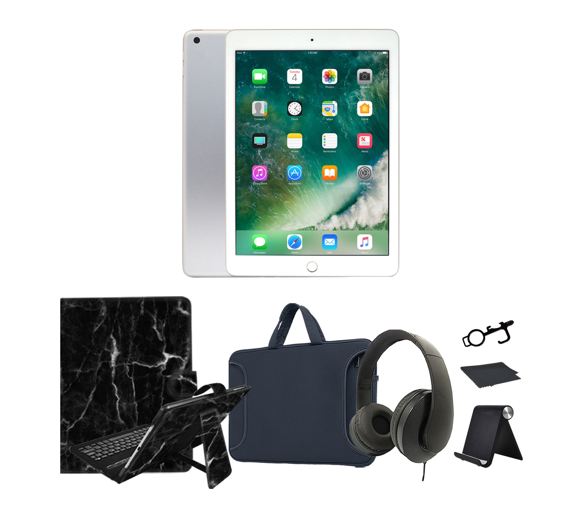 Refurbished 2018 Apple iPad 9.7" 32GB Wifi Bundle 1