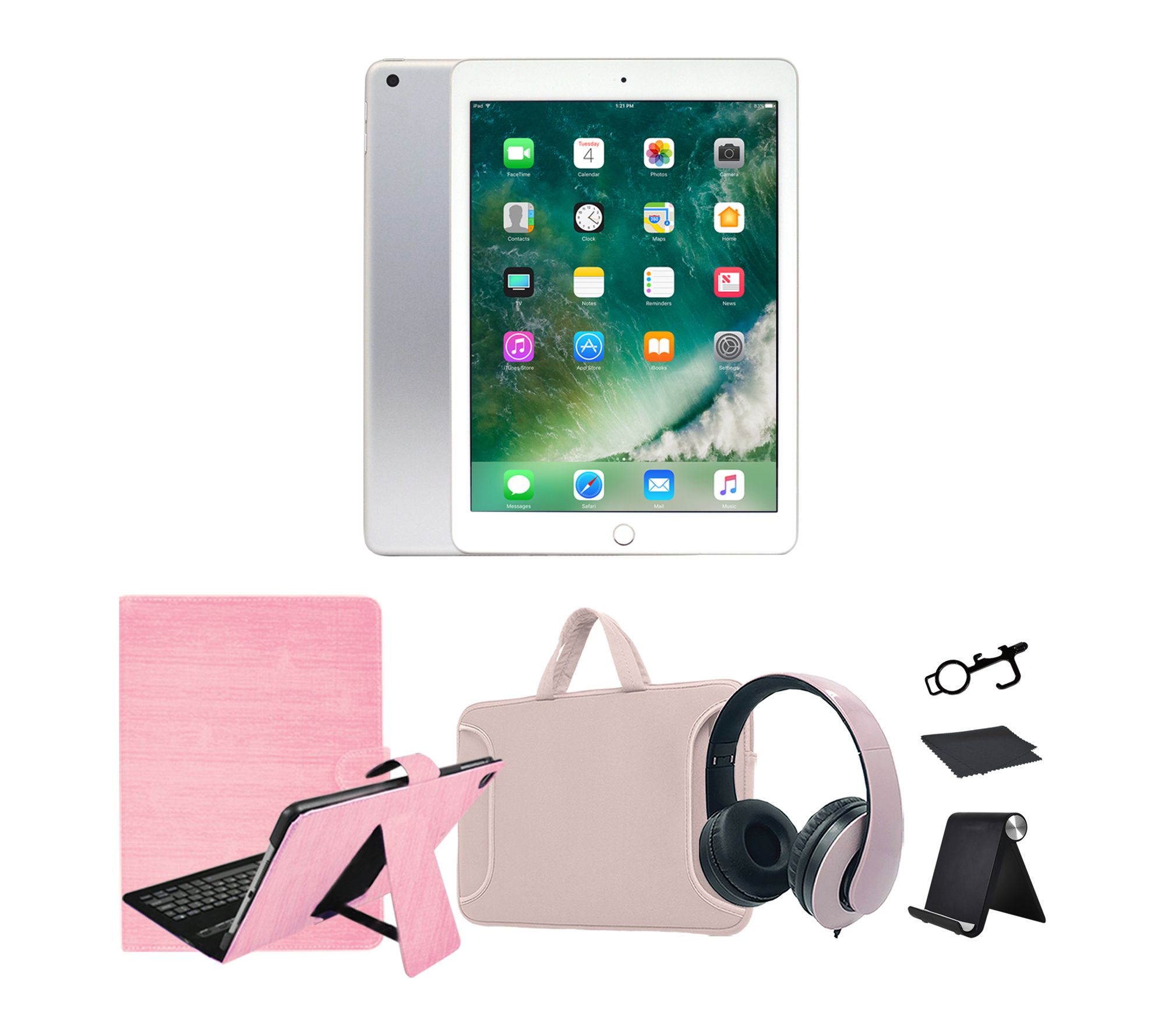 Refurbished 2018 Apple iPad 9.7" 32GB Wifi Bundle 1