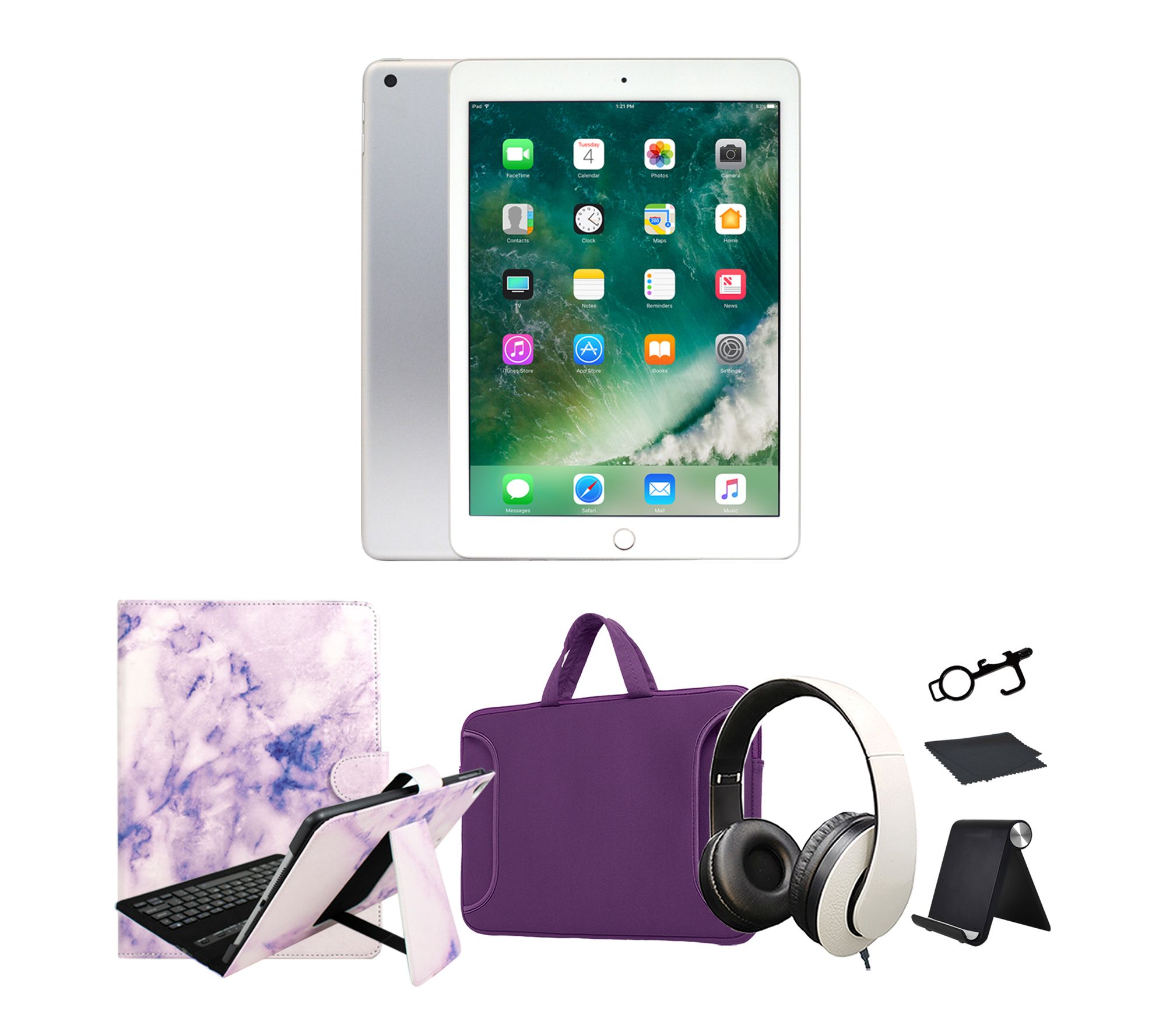 Refurbished 2018 Apple iPad 9.7" 32GB Wifi Bundle 1