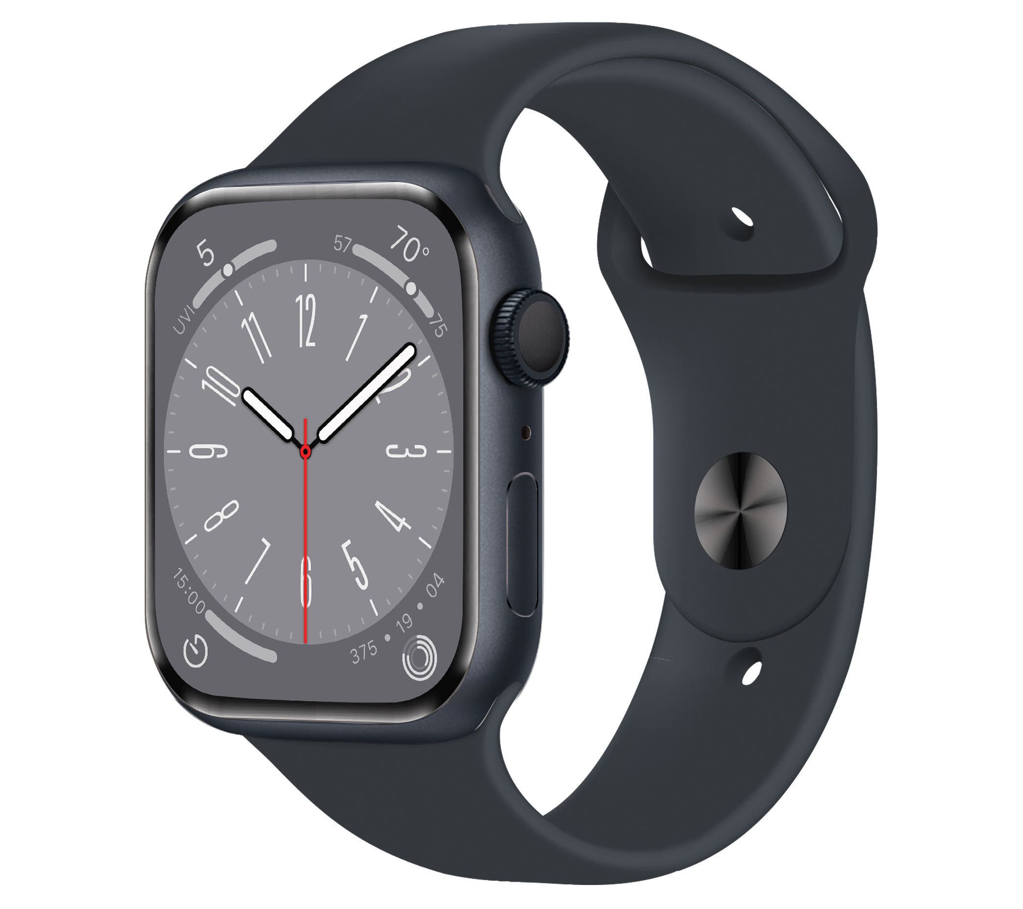 Apple Watch Series 8 GPS 45mm M/L Smartwatch with Accessories - QVC.com