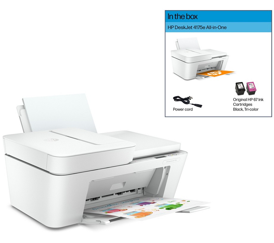 HP DeskJet All-in-One Printer w/ 6 Months HP Ink