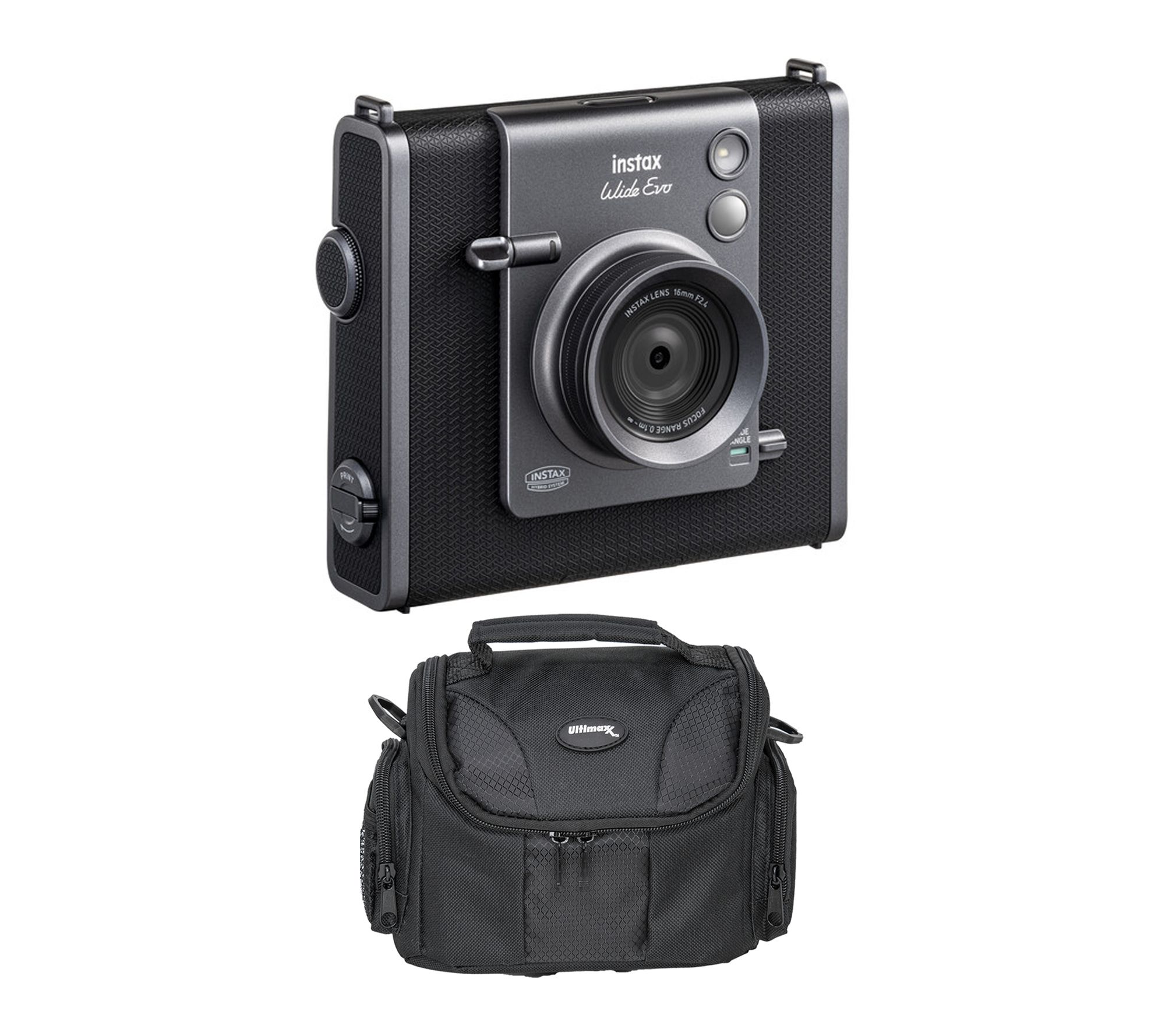 FUJIFILM INSTAX WIDE EVO Hybrid Instant Film Camera Bundle