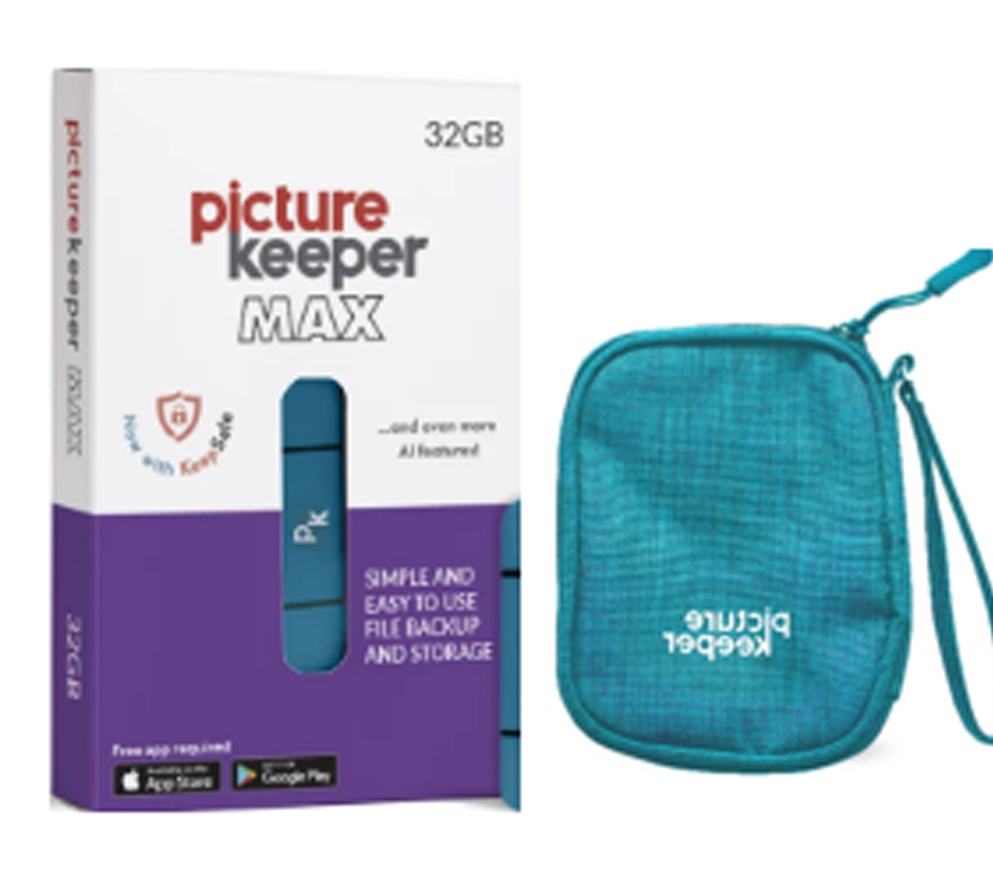  Picture Keeper MAX 32GB + 1 Free Year of KeepSafe + Travel Case