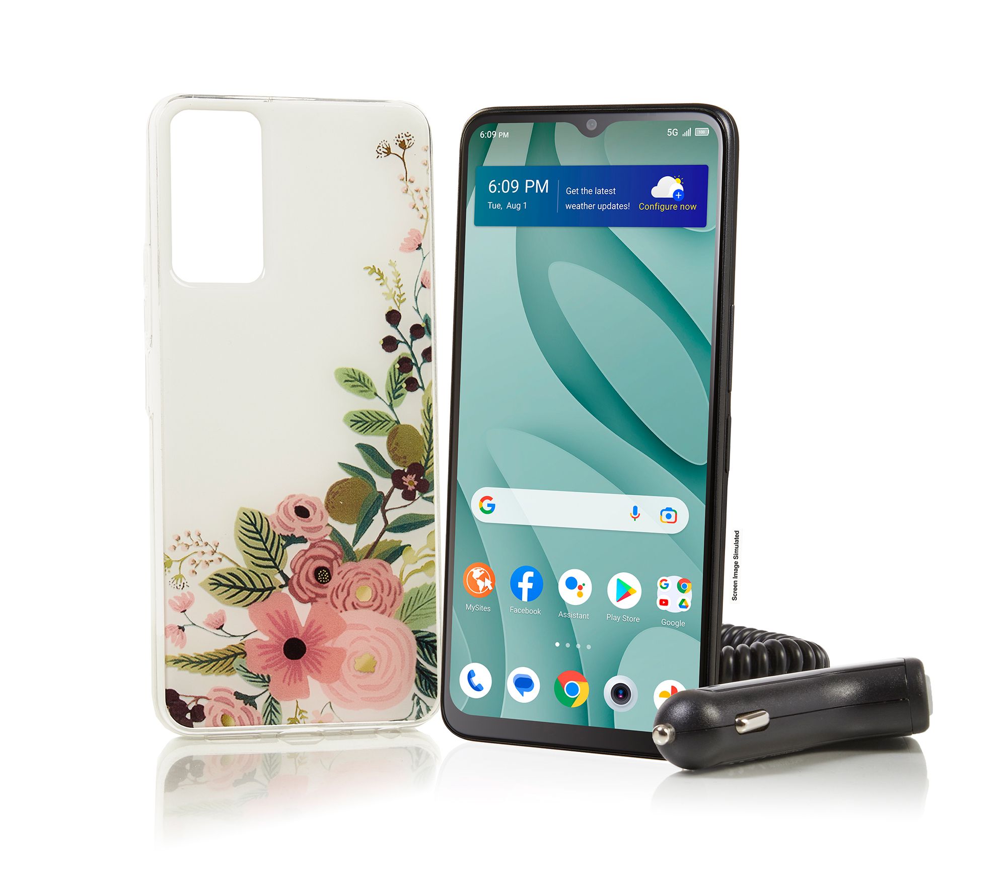 Tracfone TCL 40 XE 5G Smartphone with Talk/Text & Accessories
