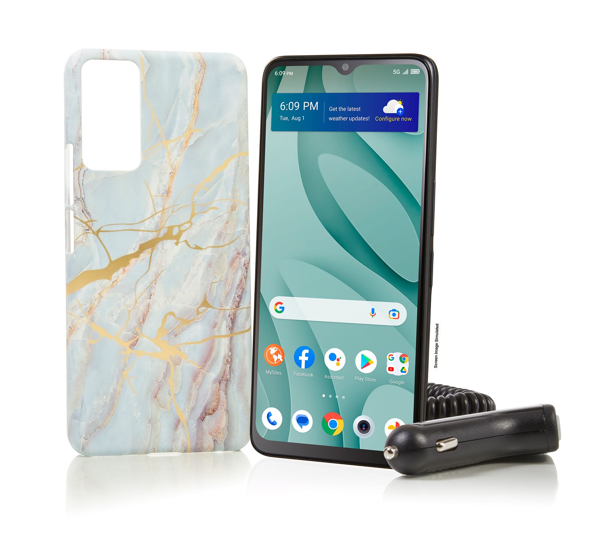 Tracfone TCL 40 XE 5G Smartphone with Talk/Text & Accessories