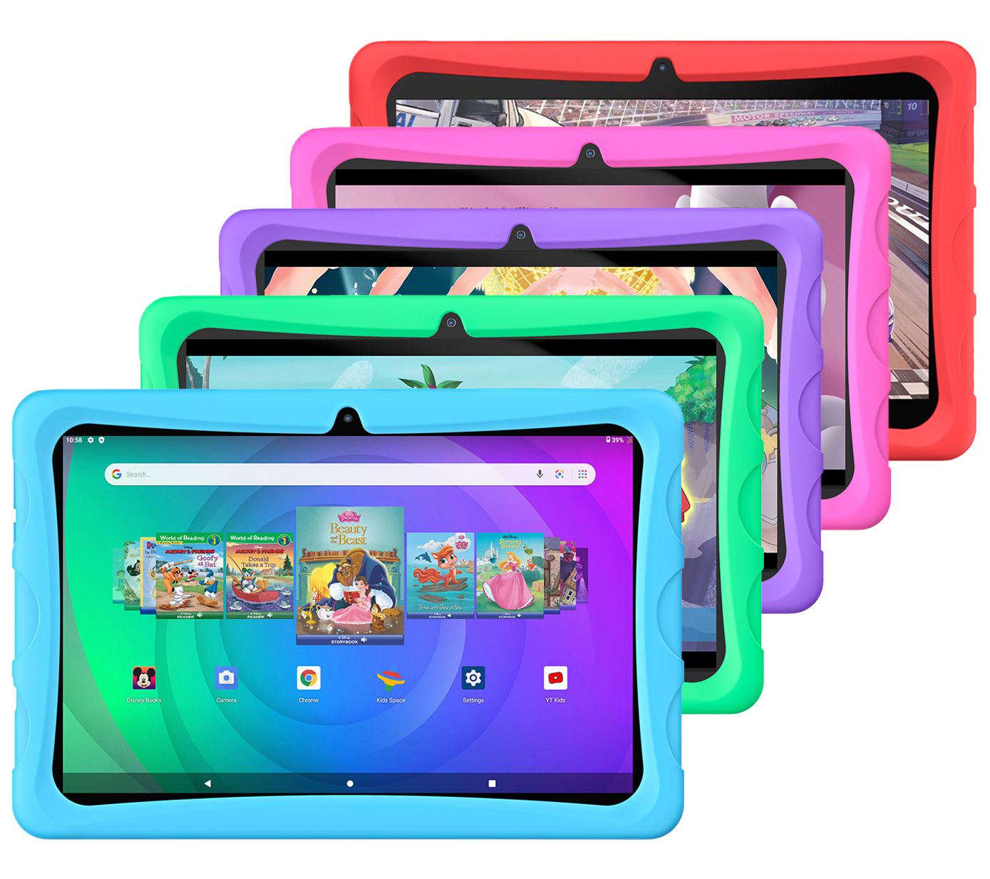 Contixo 10.1" 64GB IPS Kids Tablet & 80 Disney Books