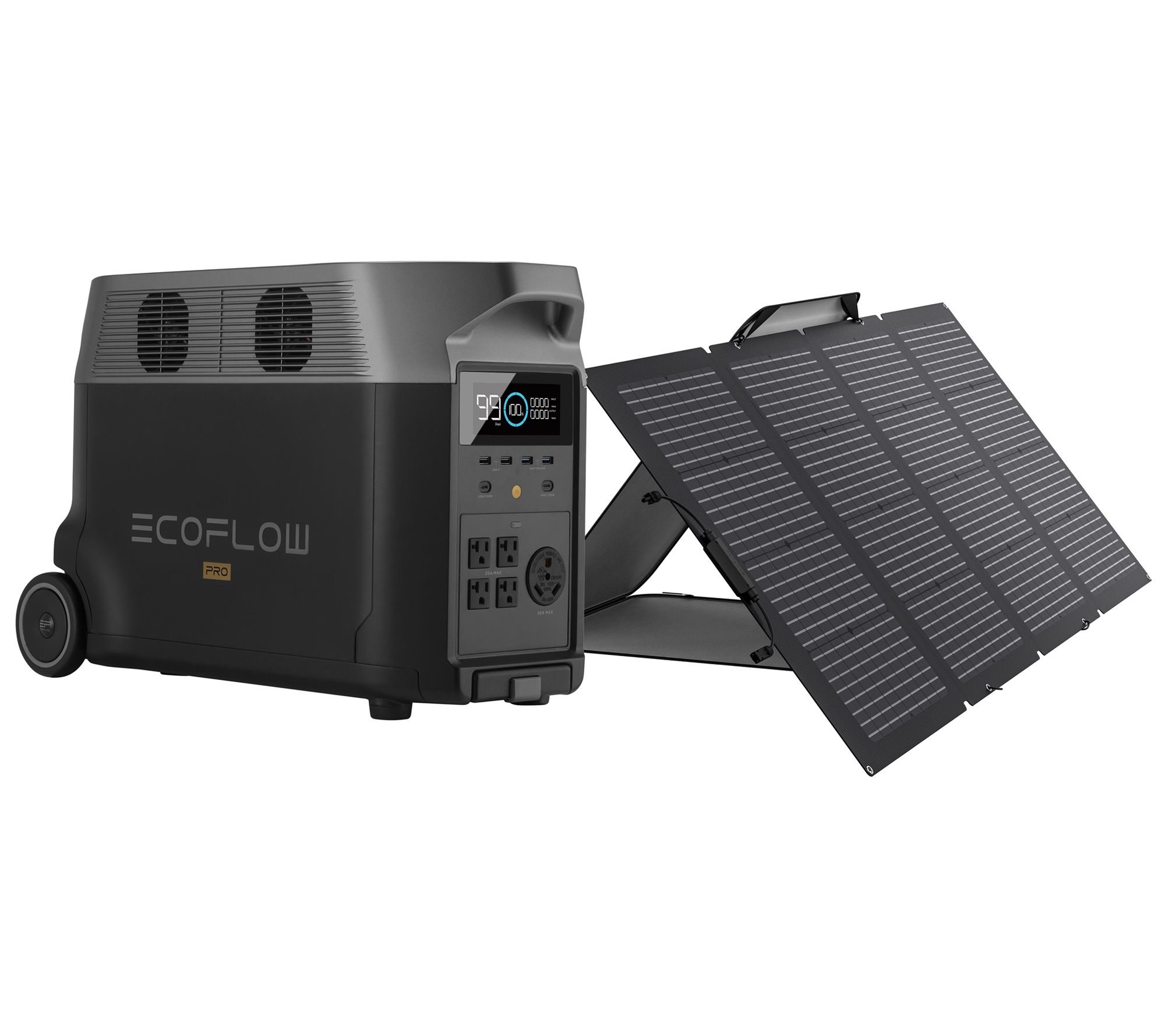 Generador Solar Con Panel Ecoflow