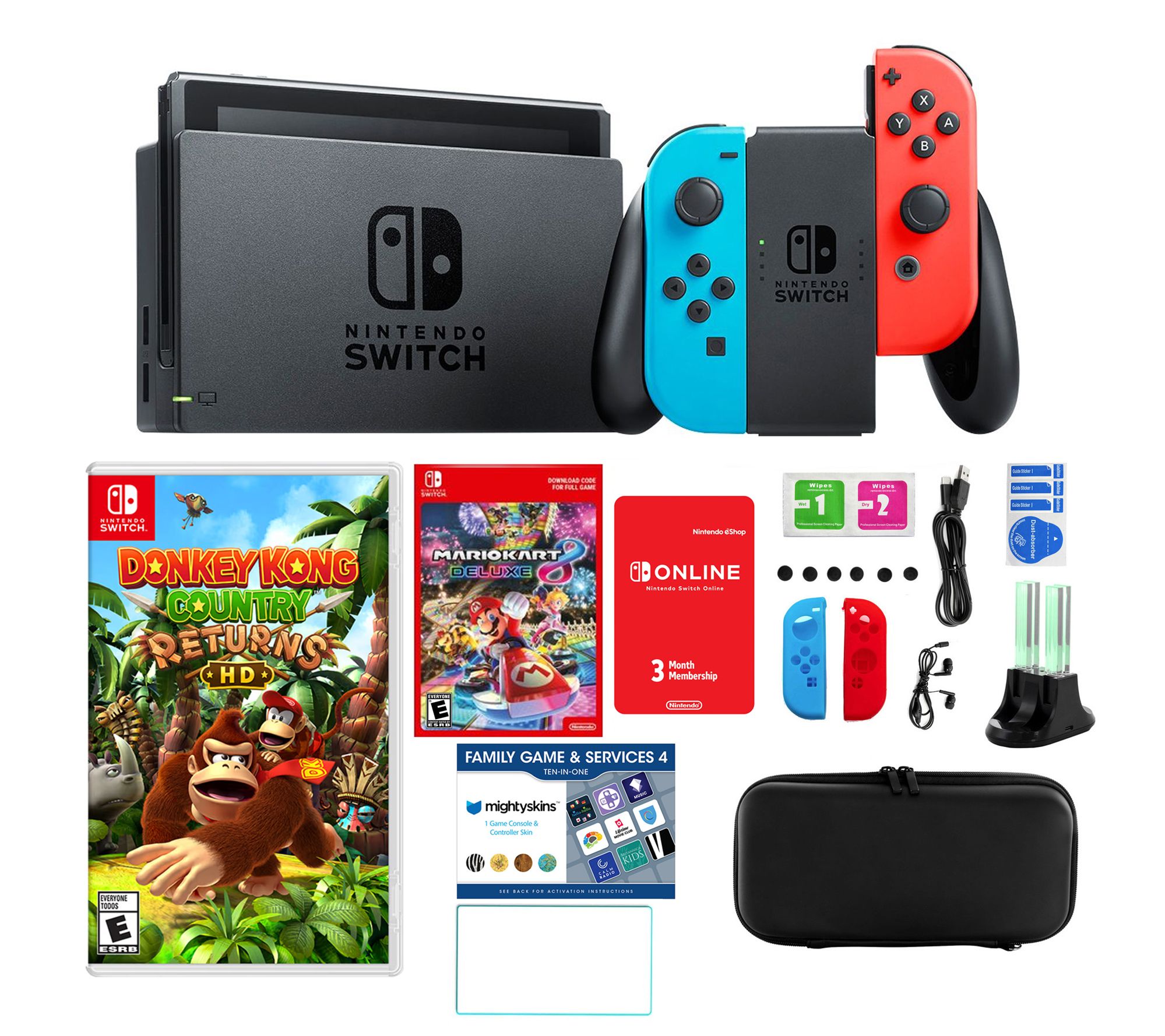 Nintendo Switch 32GB with Donkey Kong CountryReturns Bundle