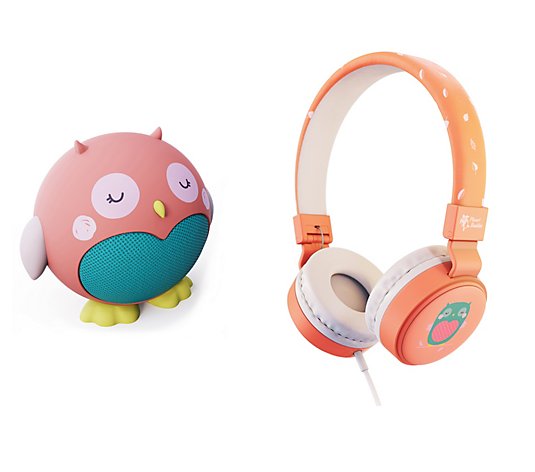 Planet Buddies Childrens Headphone and Bluetooth Speaker Bundle