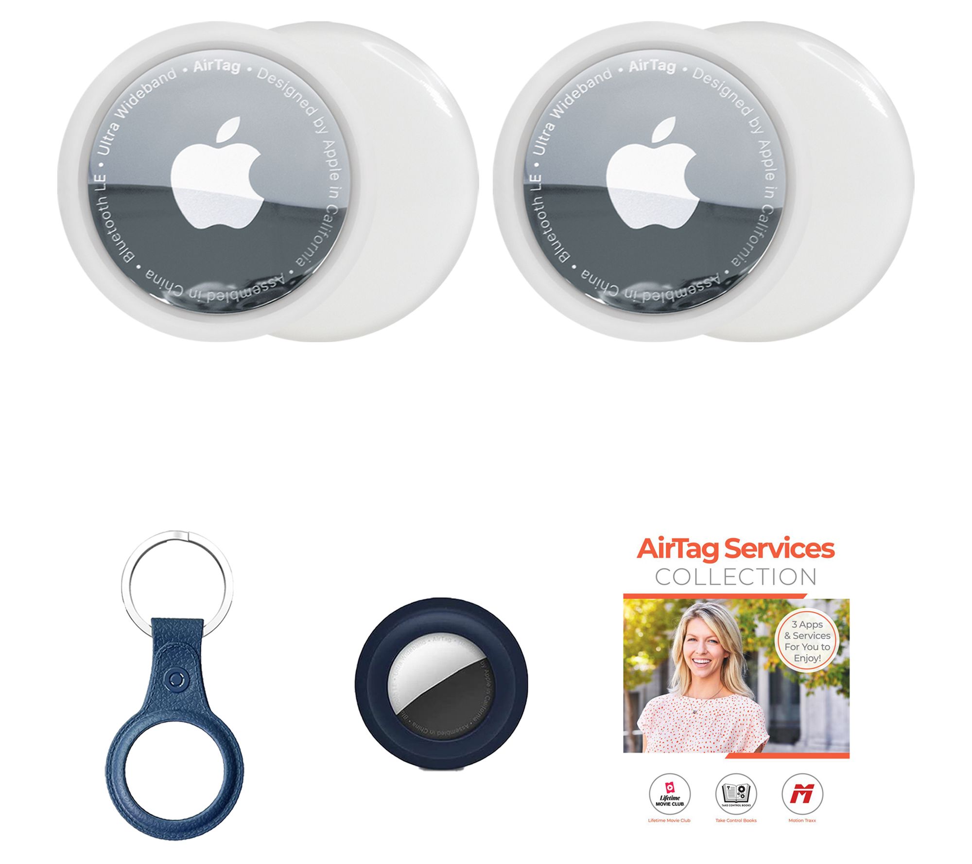 GINGER掲載商品】 Apple AirTag (2個) +箱+説明書 スマホアクセサリー 