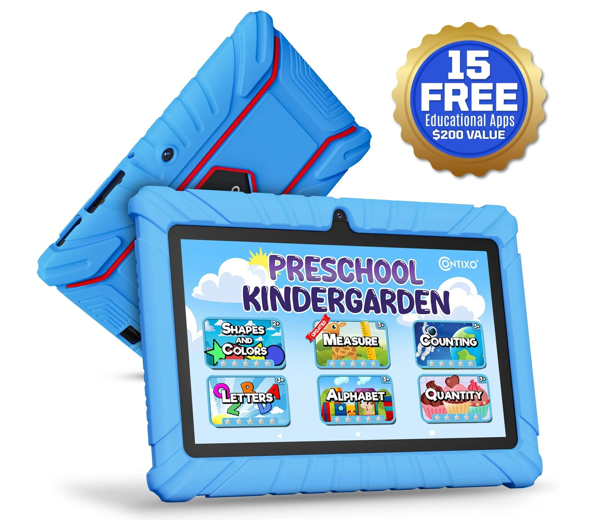 Contixo 7" V8 Kids Tablet Contixo Academy withid-Proof Case