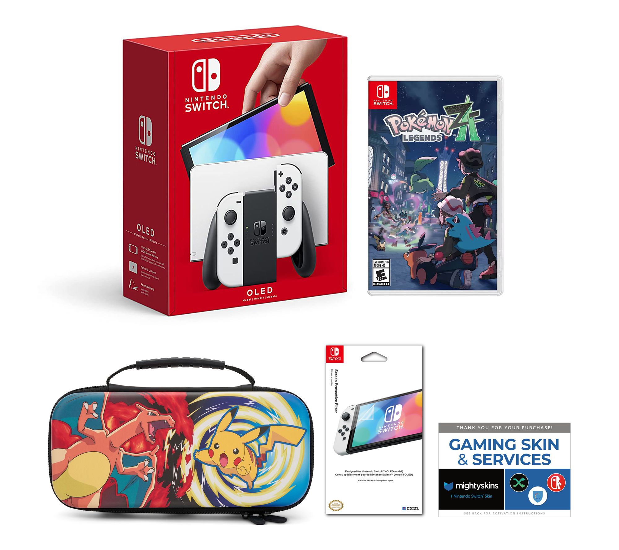 Nintendo Switch OLED 64GB Cons ole with Pokemo n Legends: Z-A