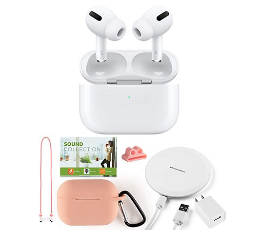 Apple AirPods Pro Headphones with Accessory Bundle and Voucher