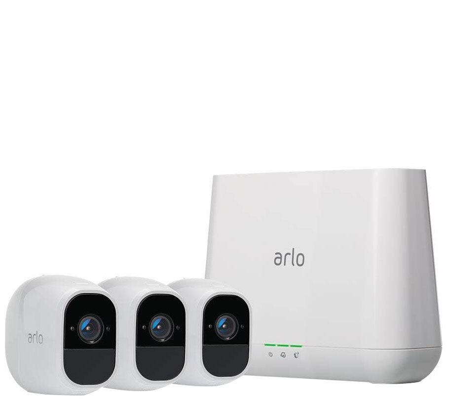 Picknicken Houden gewoontjes Arlo Pro 2 Home Security Camera System with 3 Cameras - QVC.com