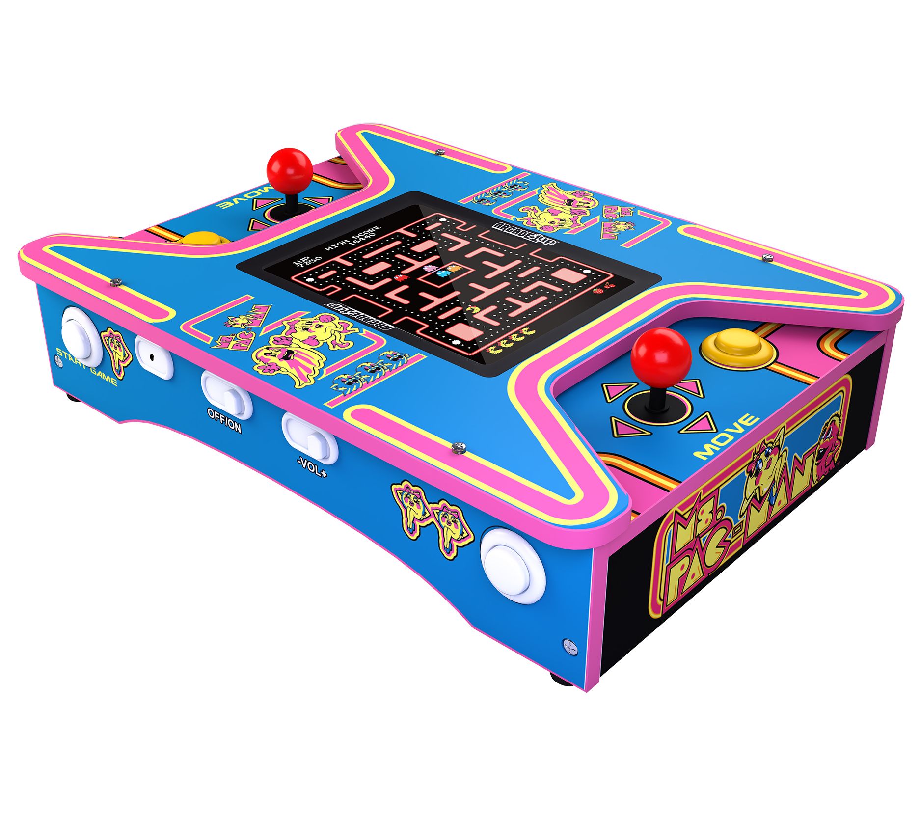 Arcade1Up Ms. Pac-Man Head-To-Head Countercade