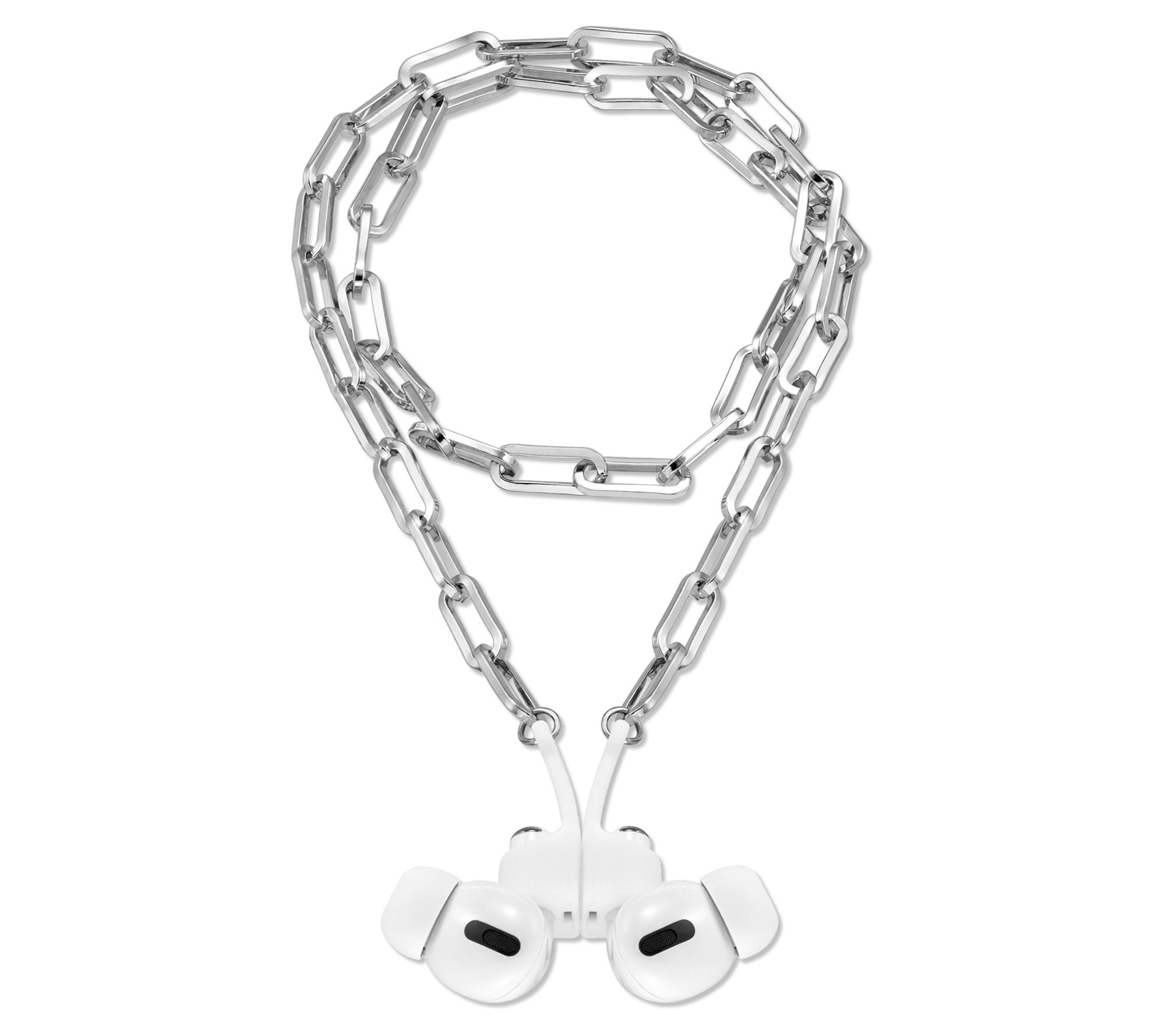 WITHit Magnetic Chain Link Necklace with for Apple AirPods
