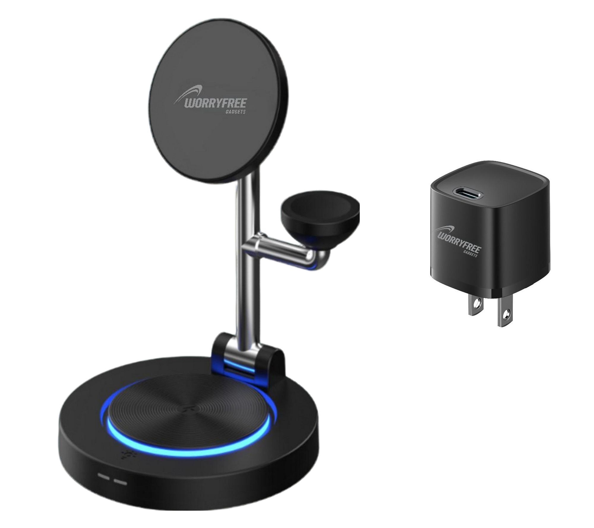 WorryFree Gadgets Qi2 Certified 3in1 Wireless Charging Station