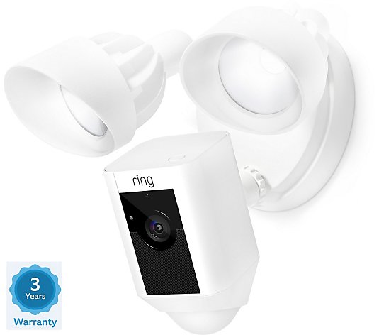 Ring Floodlight Security Camera Wide Angle HD Two-Way Talk w/ 3yr Warranty