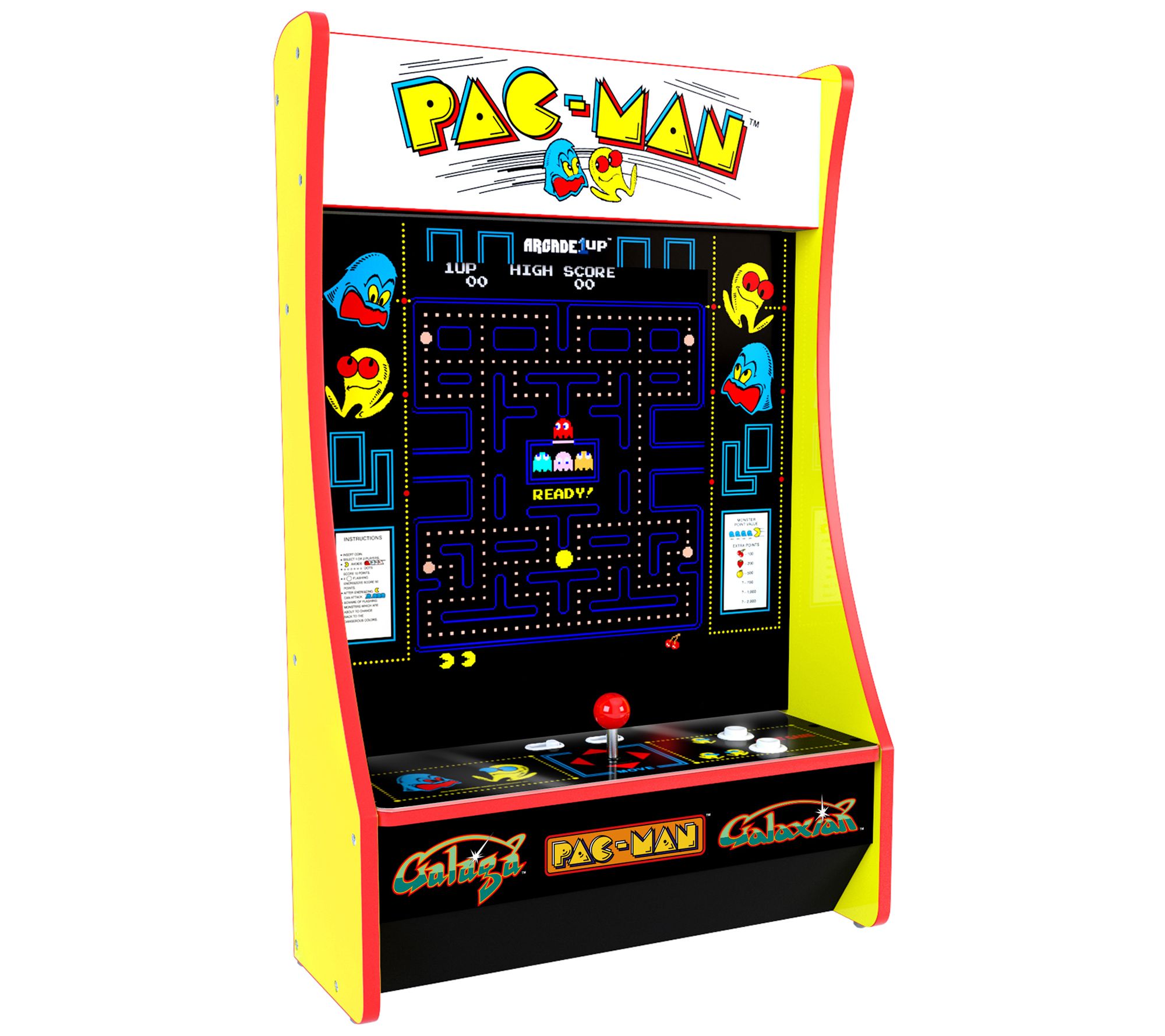 Arcade1Up 3-in-1 Partycade with Pac Man, Galaga and Galaxian - QVC.com