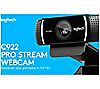 Logitech C922 Pro Stream Webcam with Tripod and Mounting Clip, 4 of 7