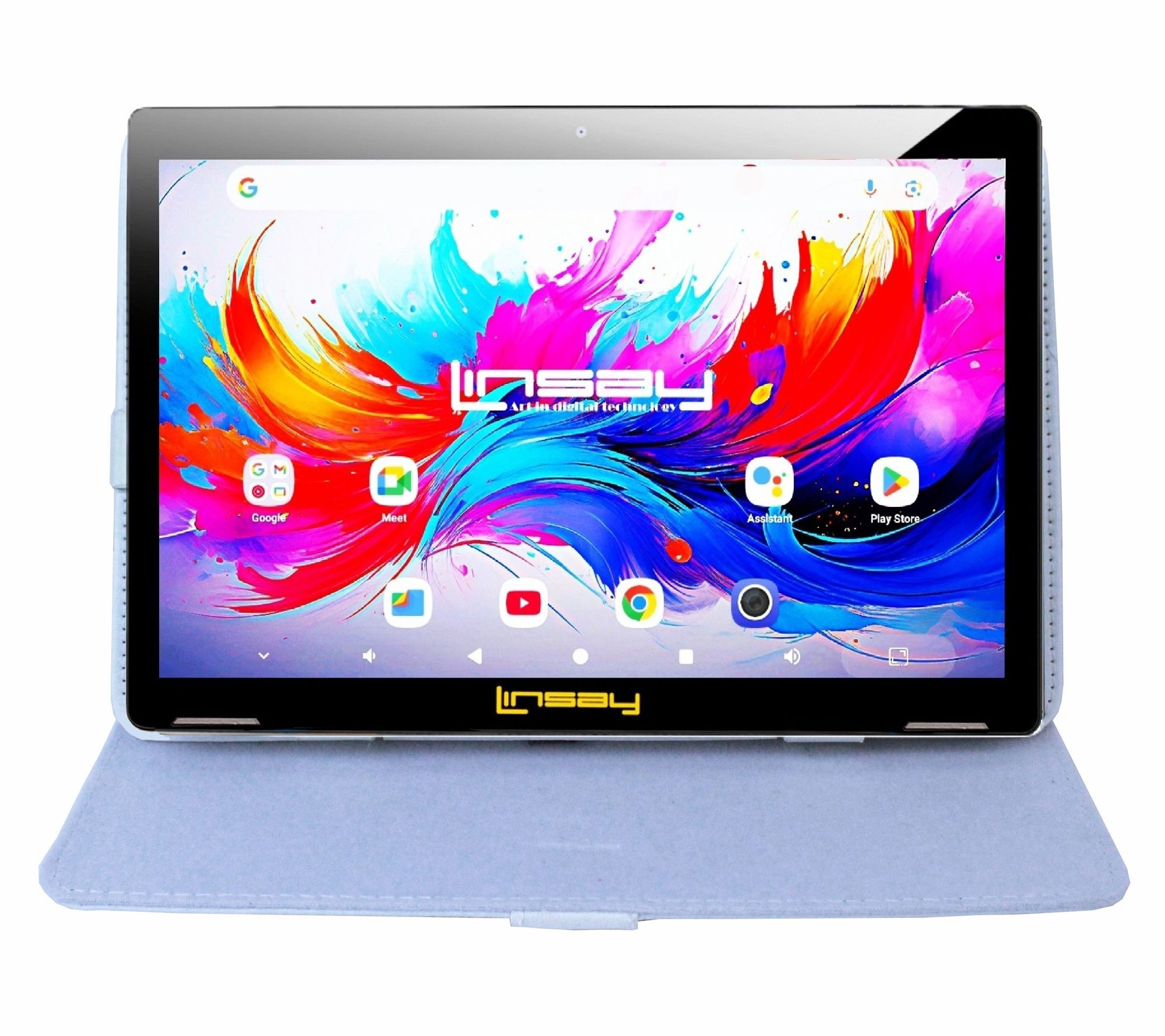 LINSAY 10.1" Octa Core 4GB Ram 256GB Storage w/Case