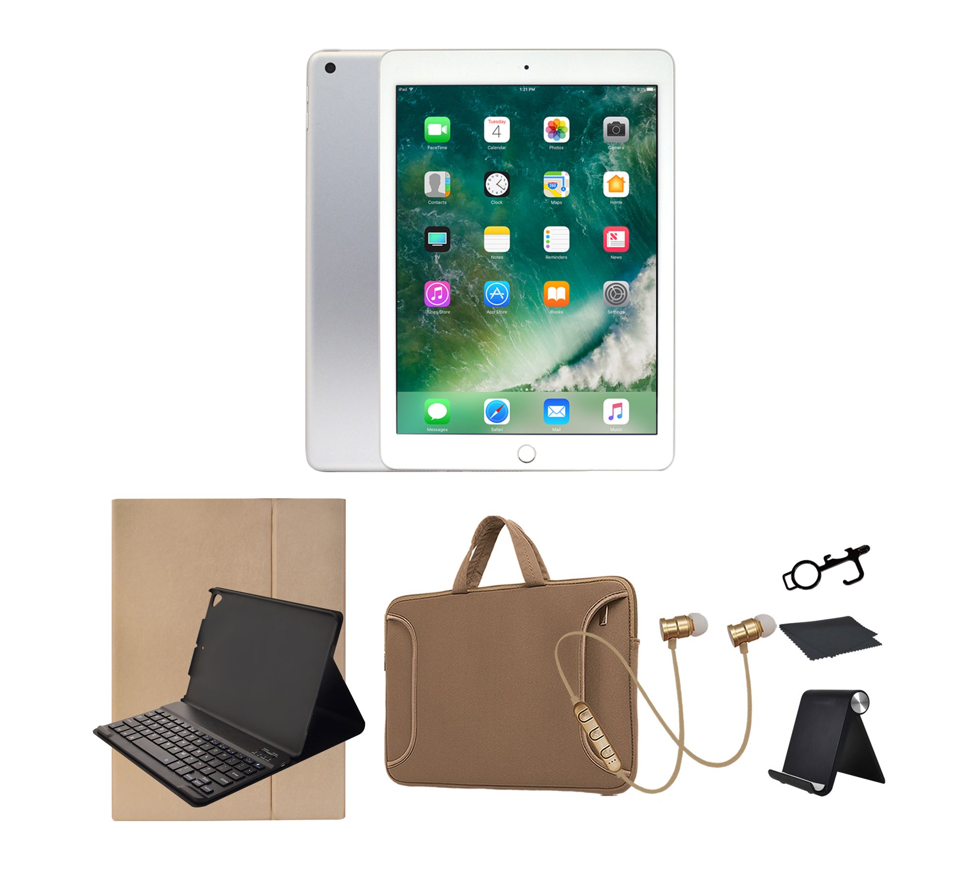 Refurbished 2018 Apple iPad 9.7" 32GB Wifi Bundle 2