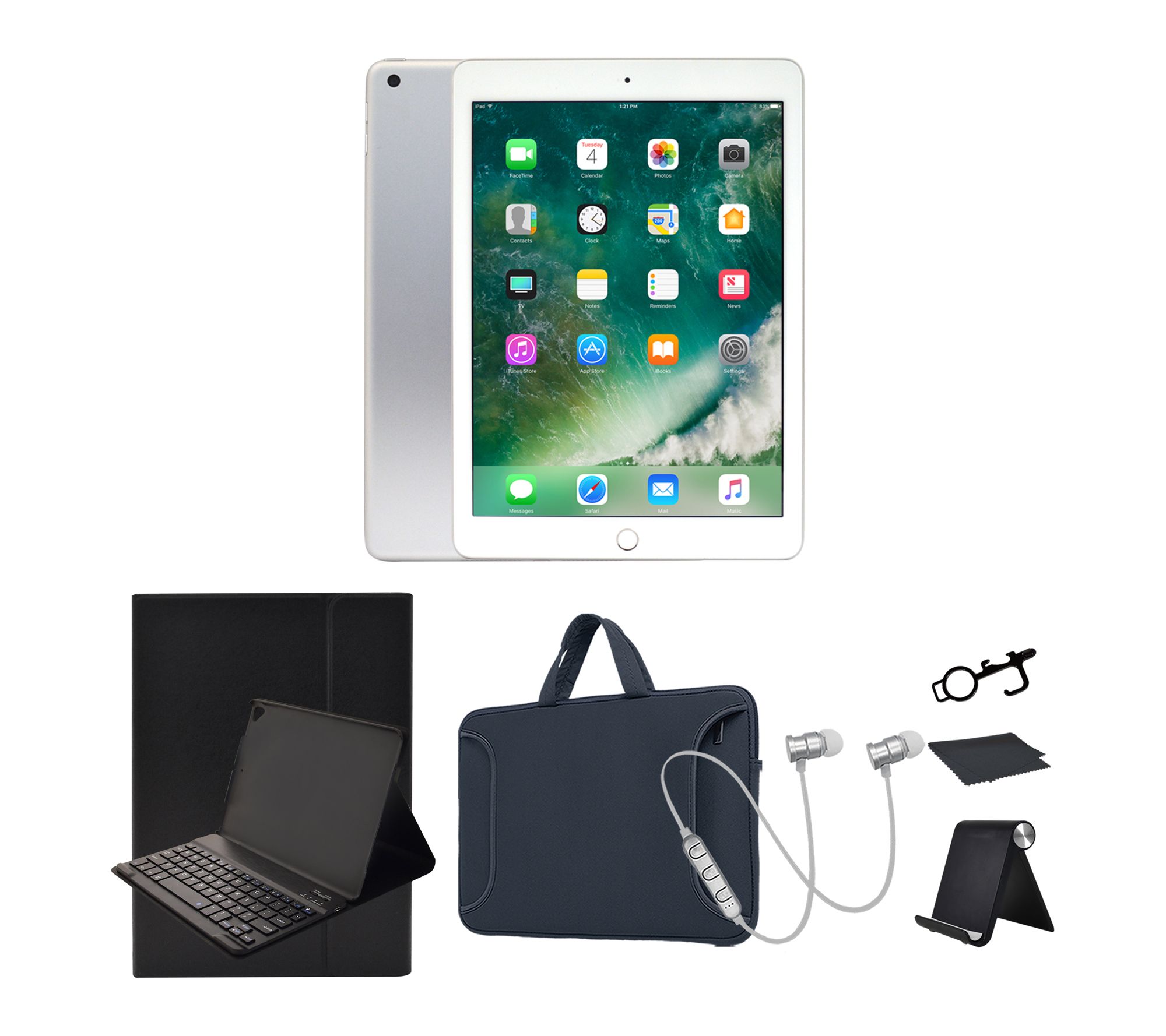 Refurbished 2018 Apple iPad 9.7" 32GB Wifi Bundle 2