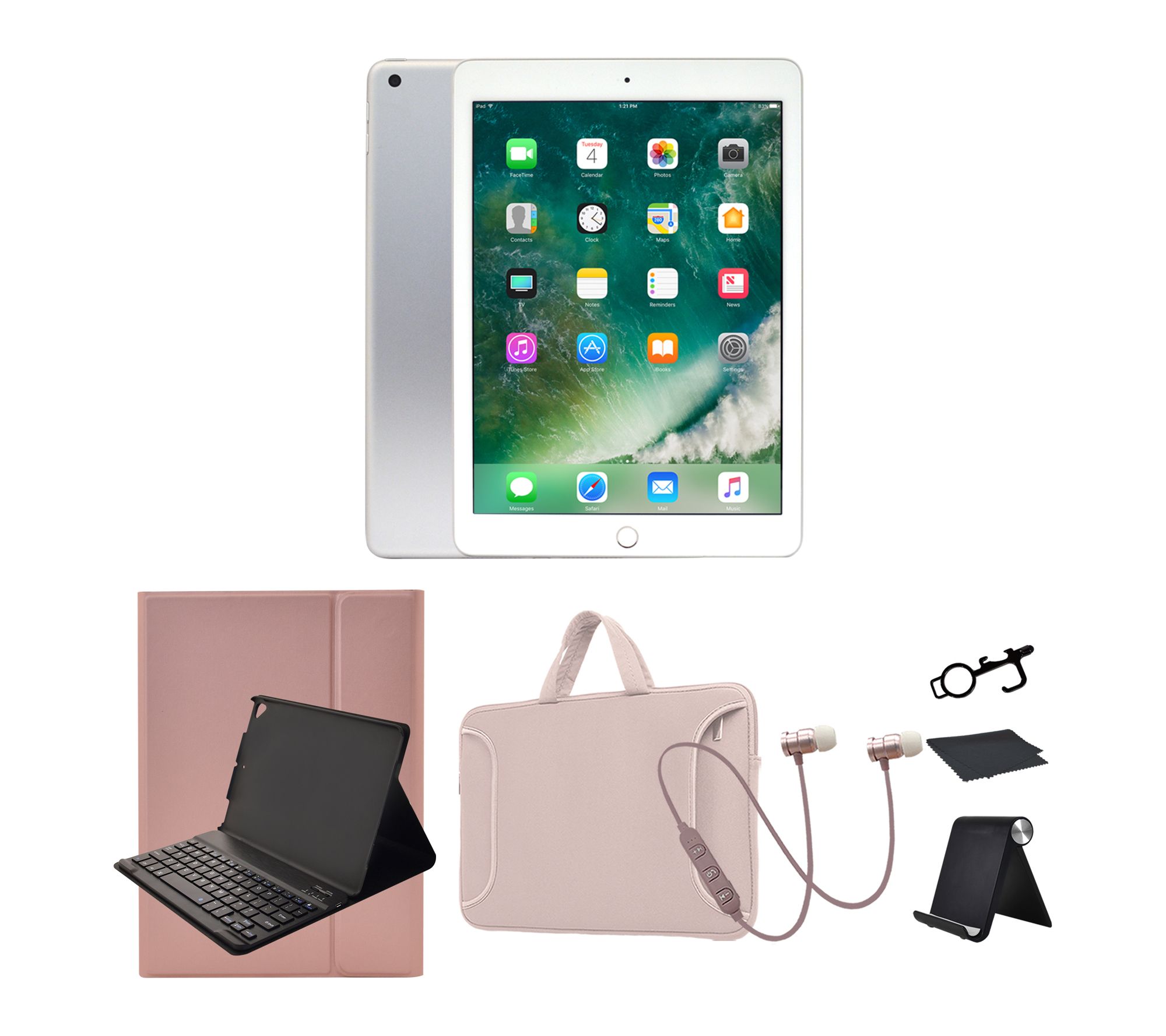Refurbished 2018 Apple iPad 9.7" 32GB Wifi Bundle 2