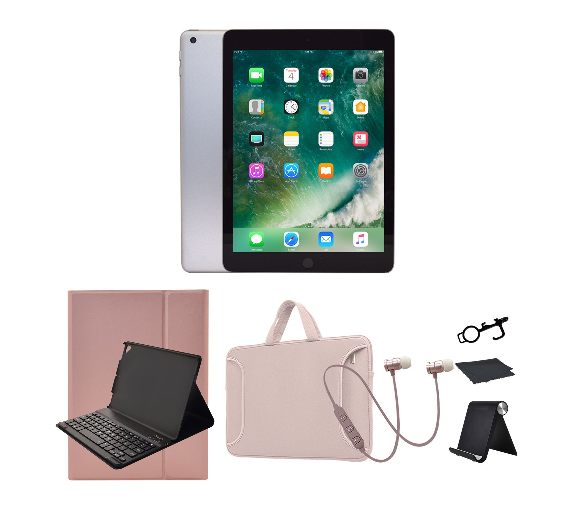 Refurbished 2018 Apple iPad 9.7" 32GB Wifi Bundle 2