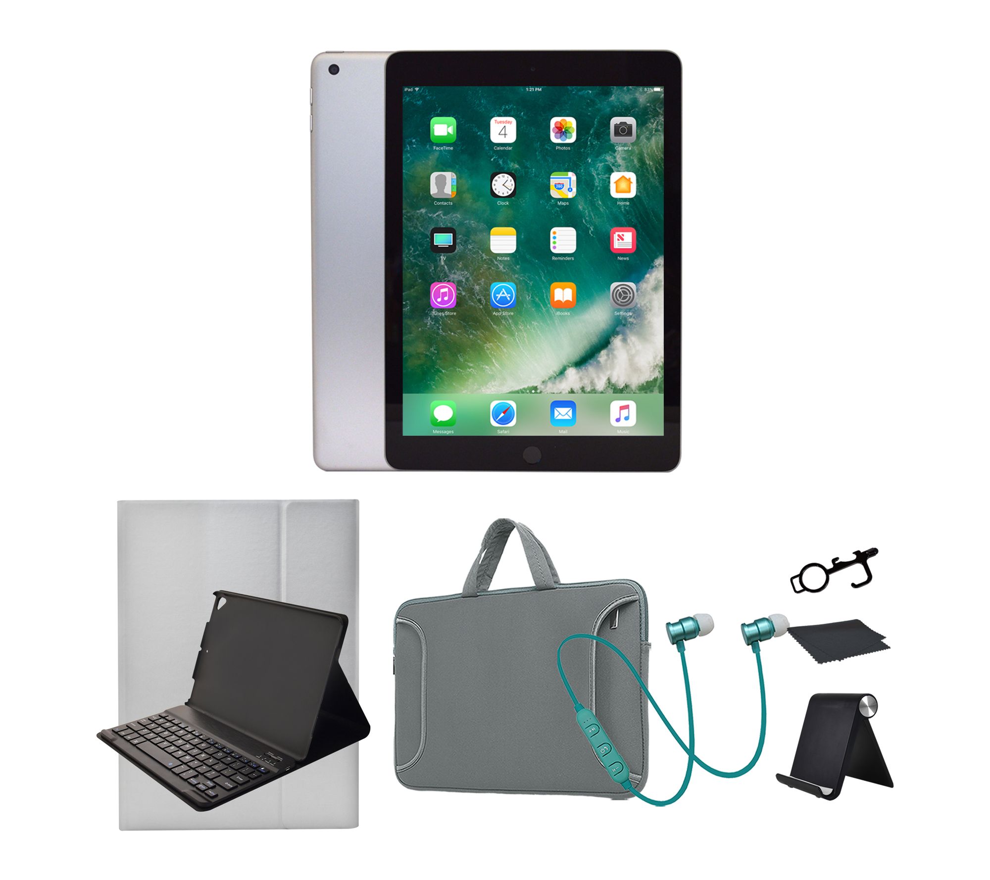 Refurbished 2018 Apple iPad 9.7" 32GB Wifi Bundle 2