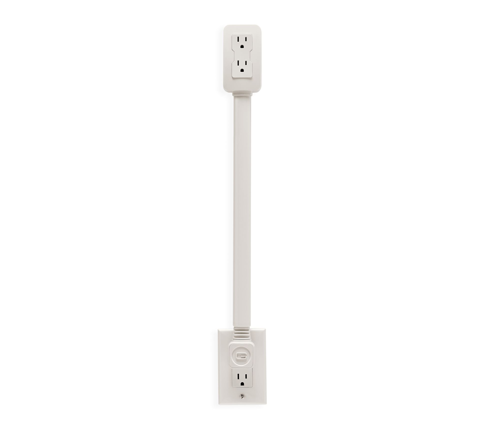 EZ Outlet 20W 22"-34" Expandable Outlet Extender w/ 2 USB Ports