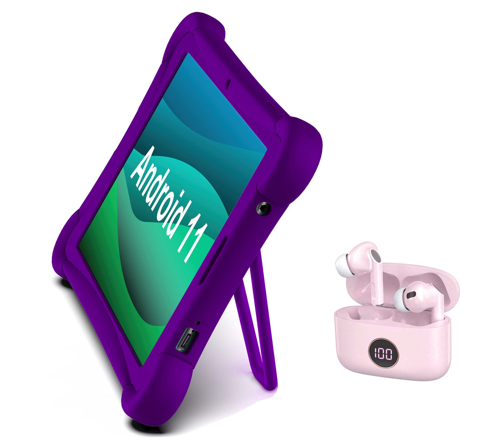 Visual Land Prestige Elite 64GB Tablet, ANC Ear buds & Case