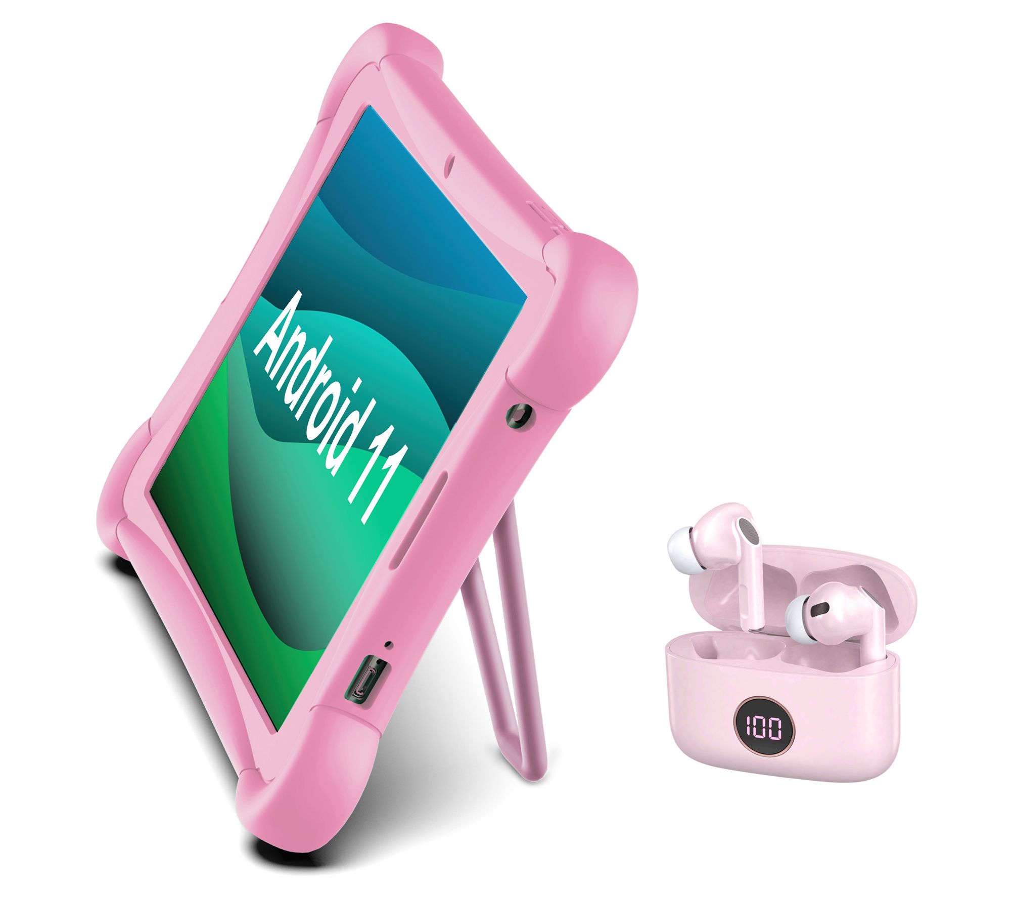 Visual Land Prestige Elite 64GB Tablet w/ ANC Erbuds & Case