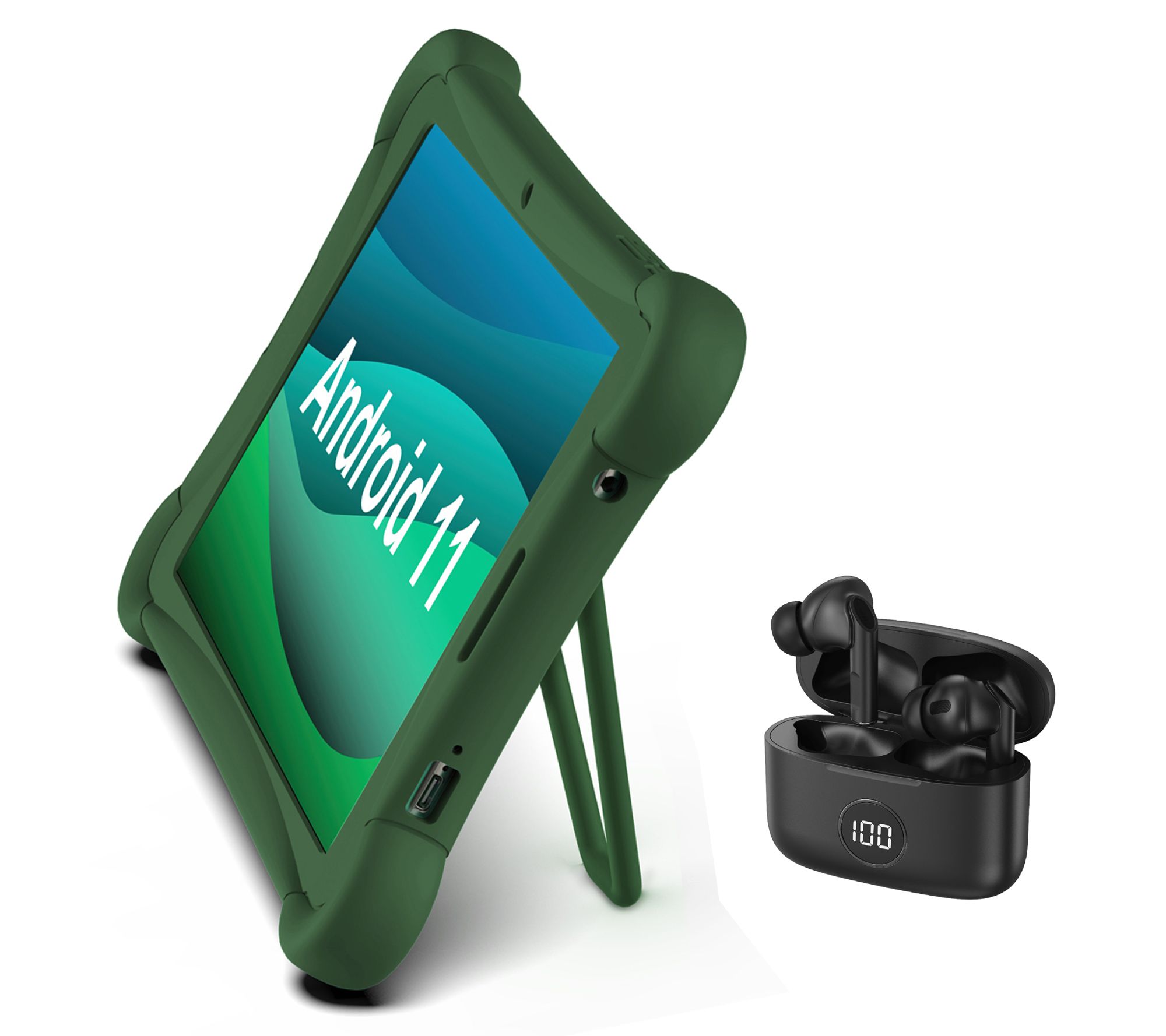 Visual Land Prestige Elite 64GB Tablet, ANC Ear buds & Case