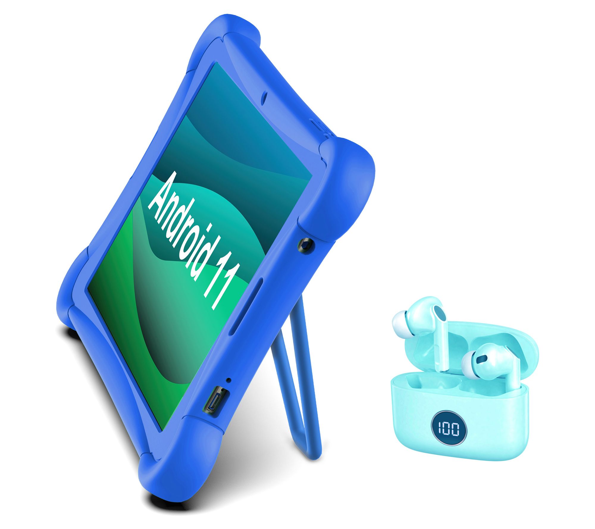 Visual Land Prestige Elite 64GB Tablet, ANC Ear buds & Case