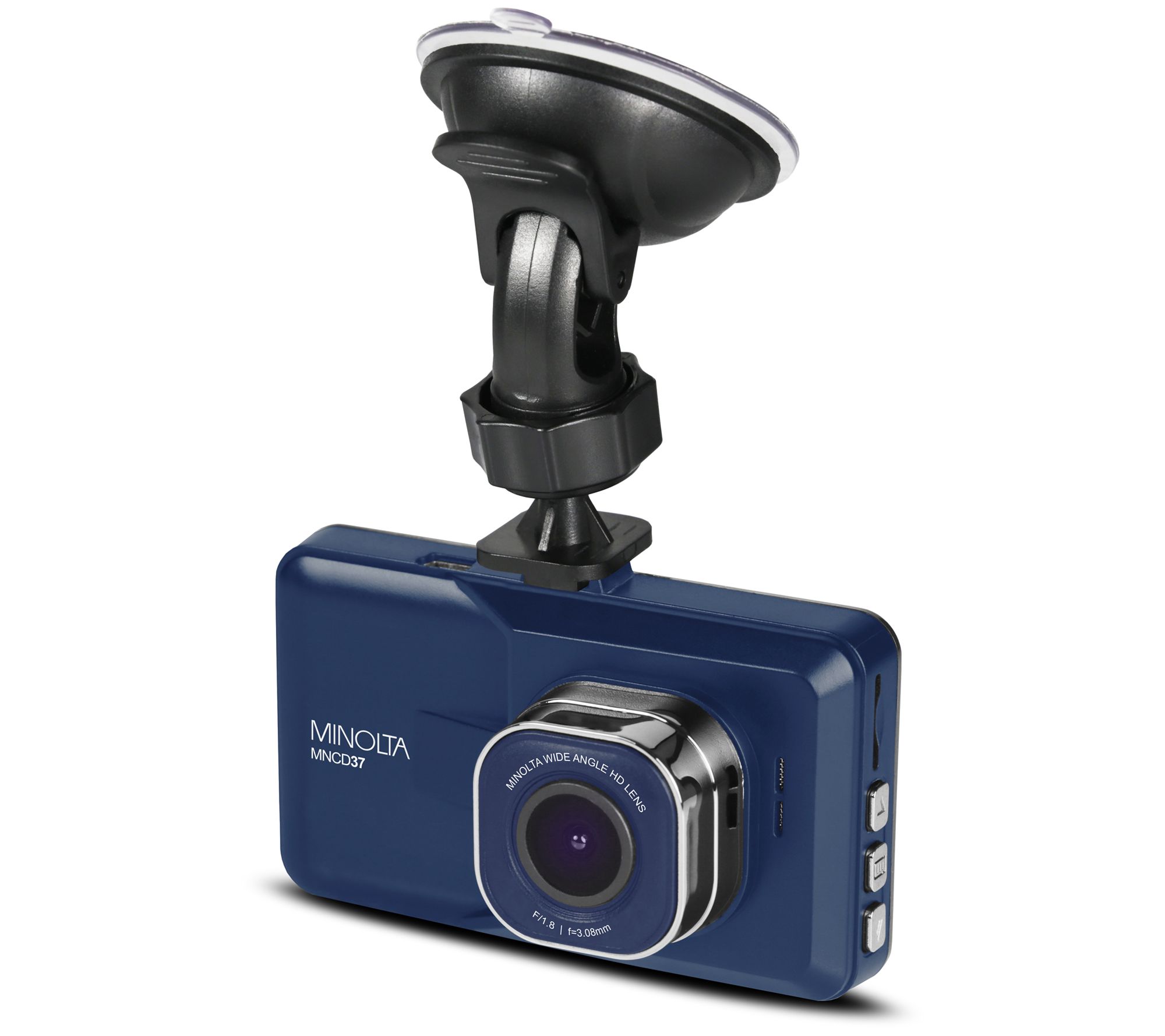 Minolta 3" 1080p FHD LCD Screen Dash Camera w/ SD Card